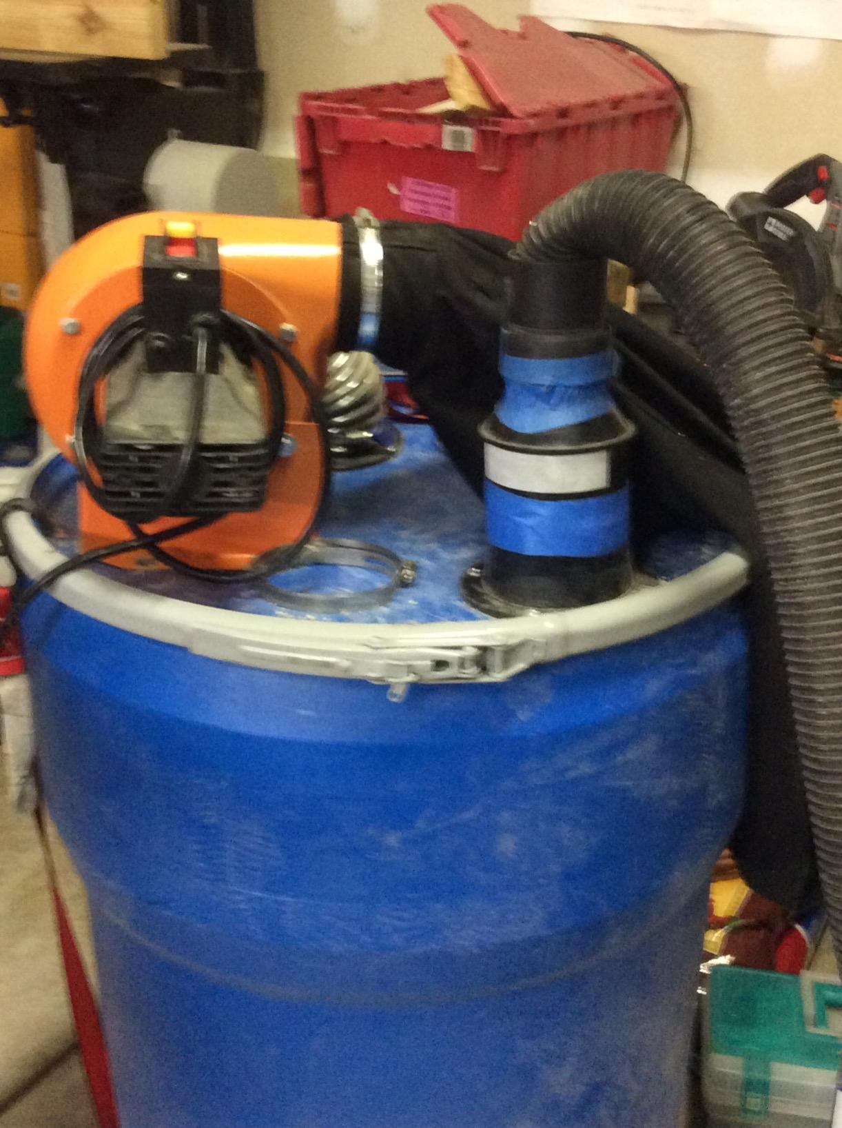 Taytools 114971 4 Inch Dust Collection Cyclone Separator Kit for Trash Cans, Barrels or Custom Built Containers customer photo 1