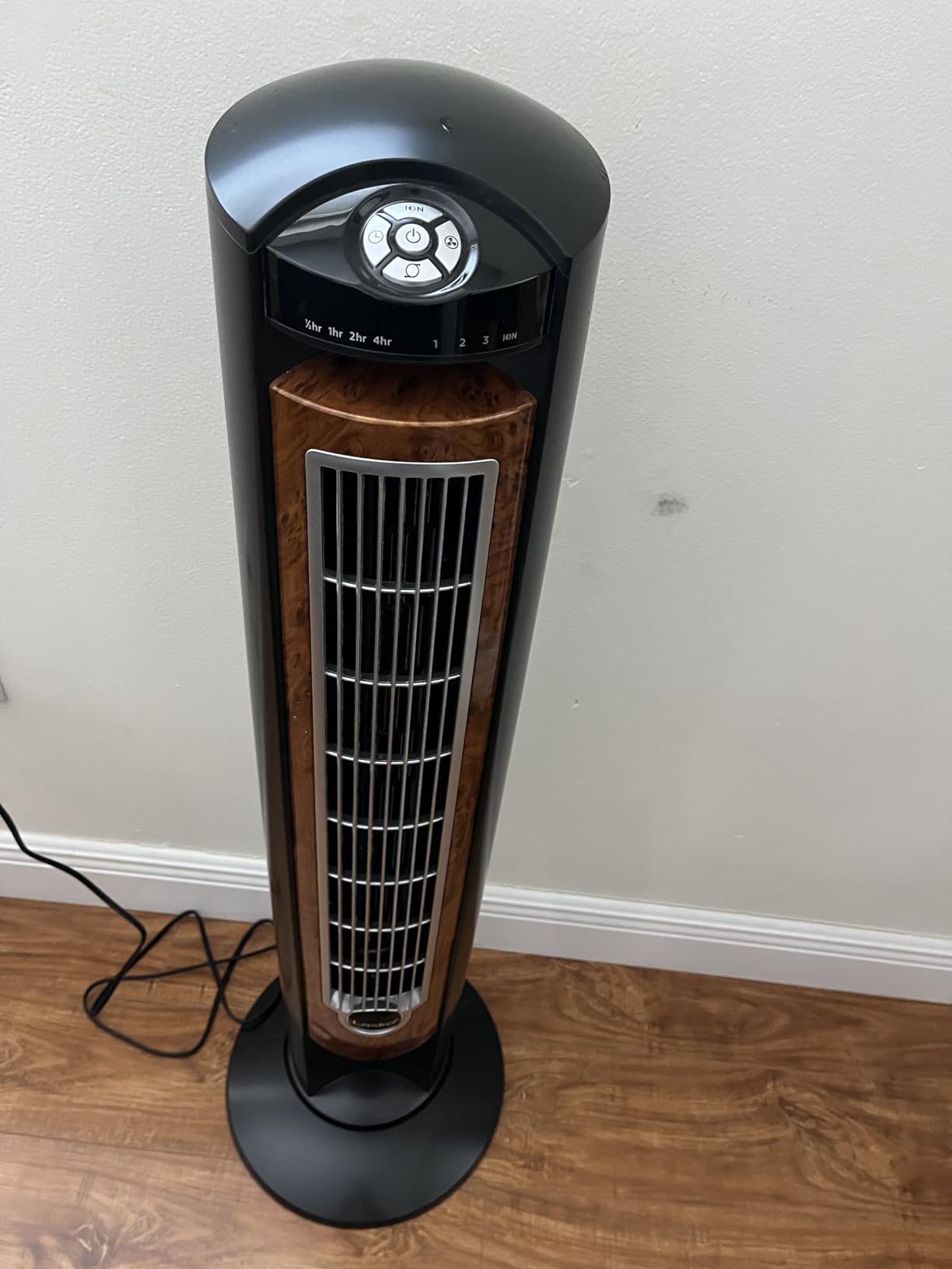 Lasko Oscillating Tower Fan, Remote Control, Ionizer, 3 Speeds, Timer, for Bedroom, Office, Kitchen 42