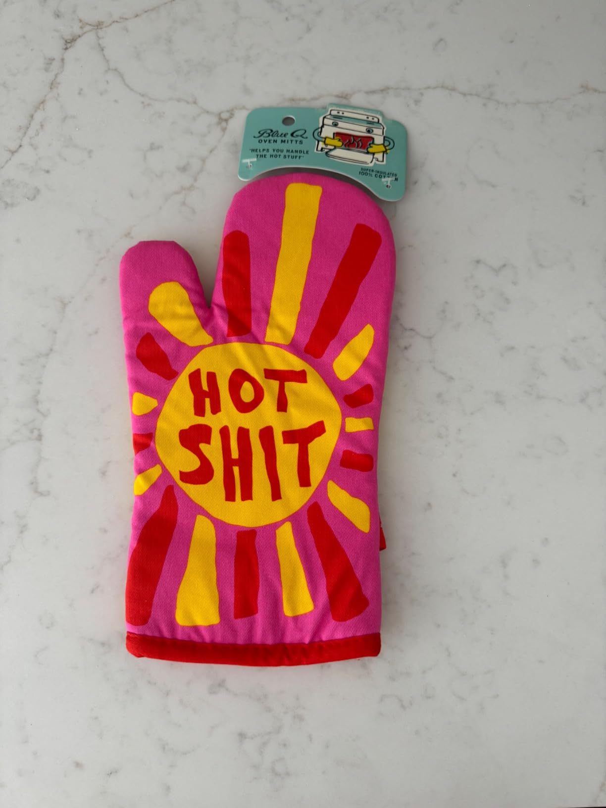 Blue Q Oven Mitts - Cute Kitchen Accessories & Kitchen Gifts - The Secret customer photo 2