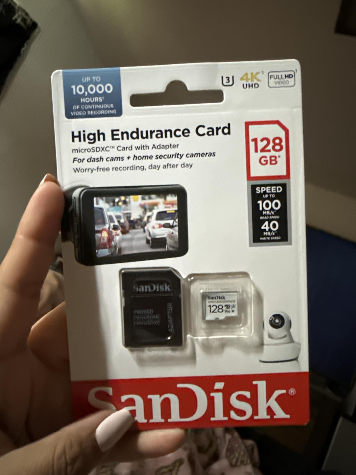 SANDISK 256GB High Endurance microSD Card + Adapter customer photo 2