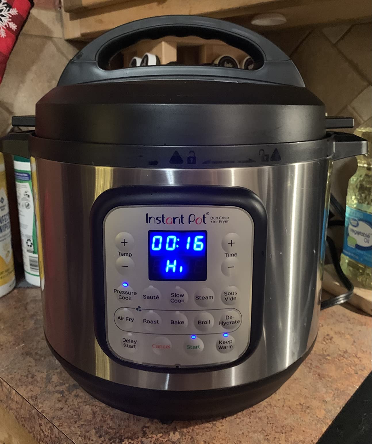 Instant Pot Duo Crisp 8 Qt 11-in-1 Air Fryer + Pressure Cooker, Steel customer photo 1