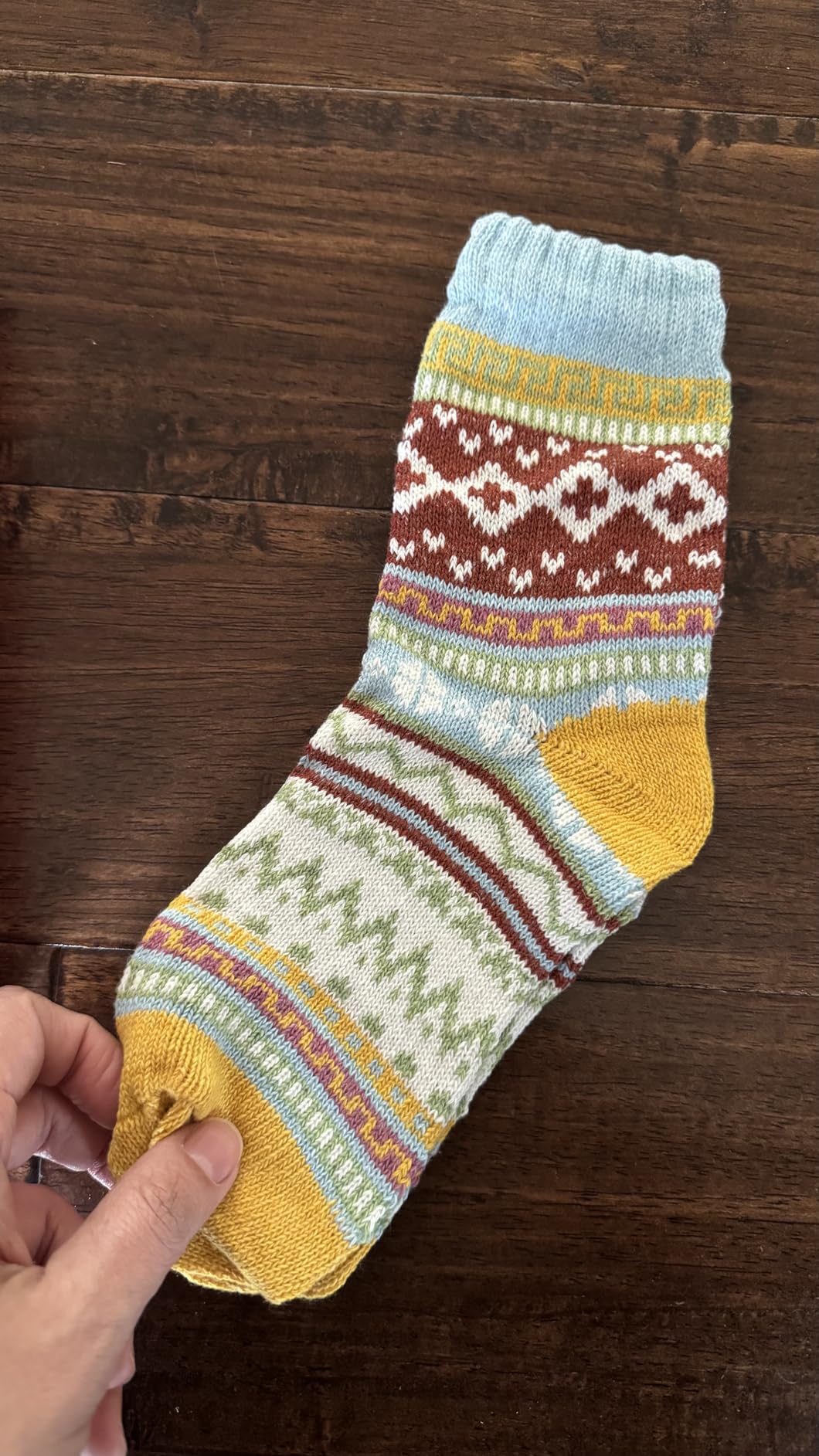 FYC Socks for Women Winter Thick Warm Wool Socks Cozy Crew Christmas Gift customer photo 2