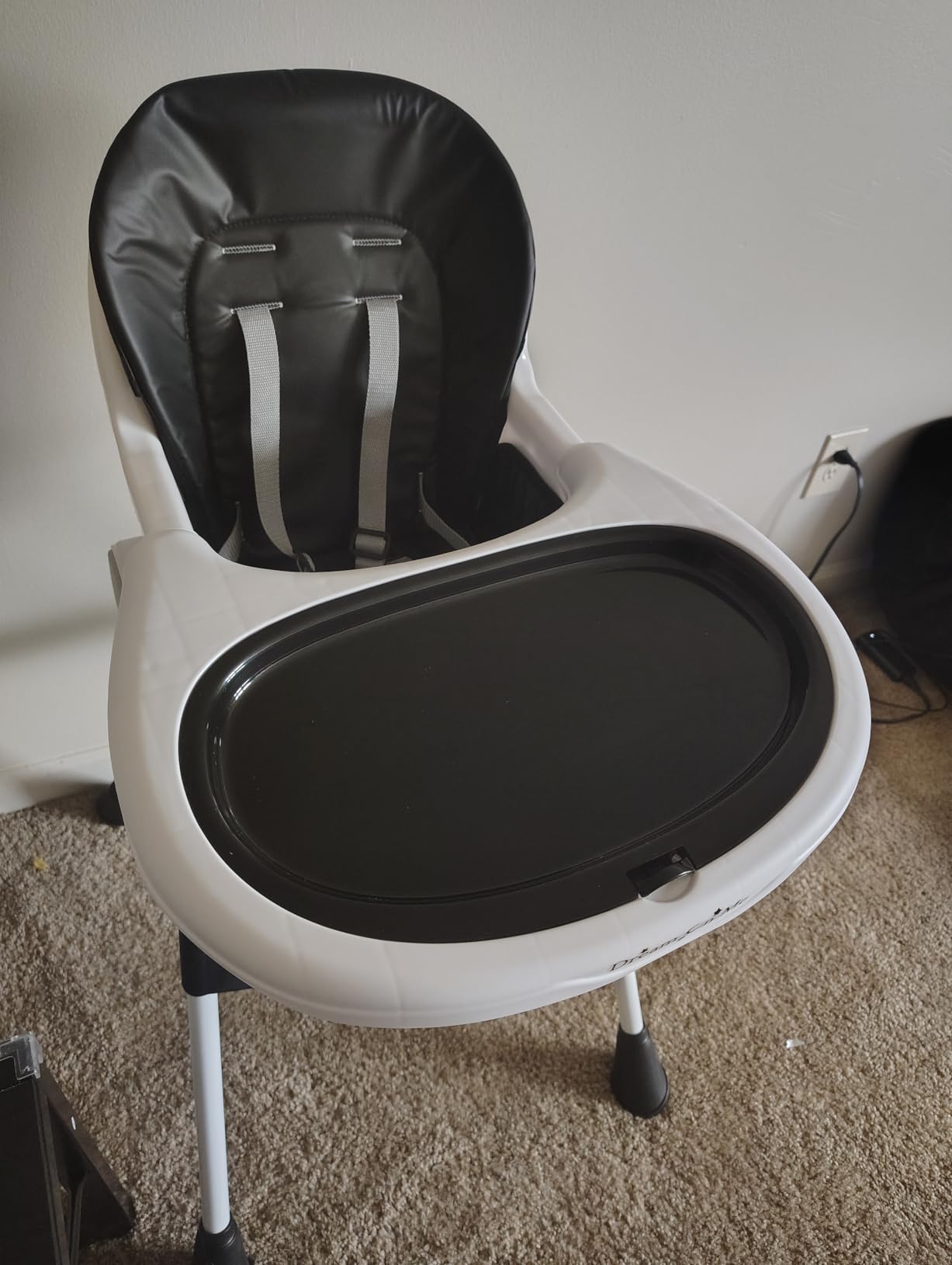Dream On Me TableTalk 2-in-1 Convertible High Chair, 5-Point Harness, Aqua customer photo 2