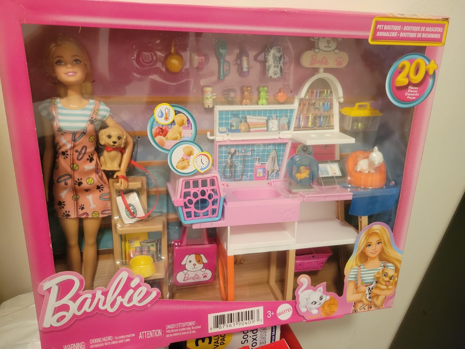 Barbie Doll (11.5-in Blonde) and Pet Boutique Playset customer photo 1