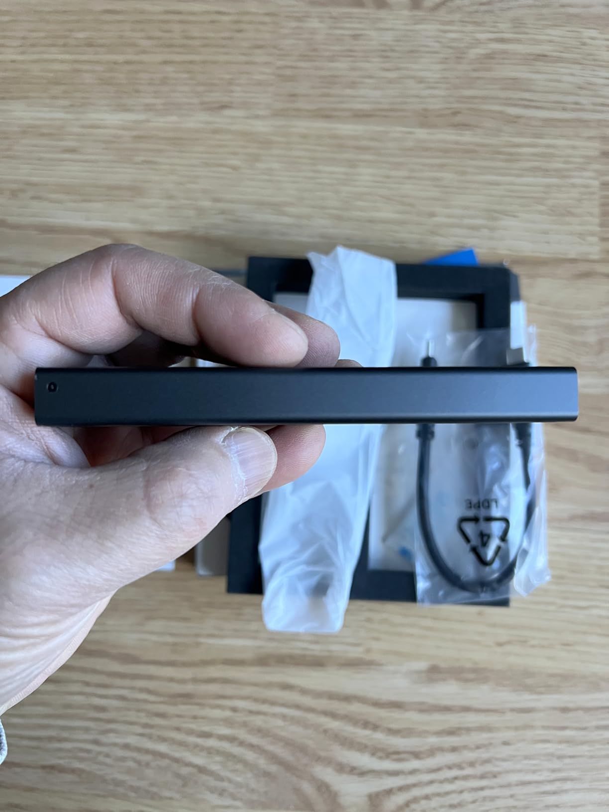 SABRENT Tool-Free NVMe & SATA M.2 SSD Enclosure, USB 3.2 Type-C (EC-SNVE) customer photo 1