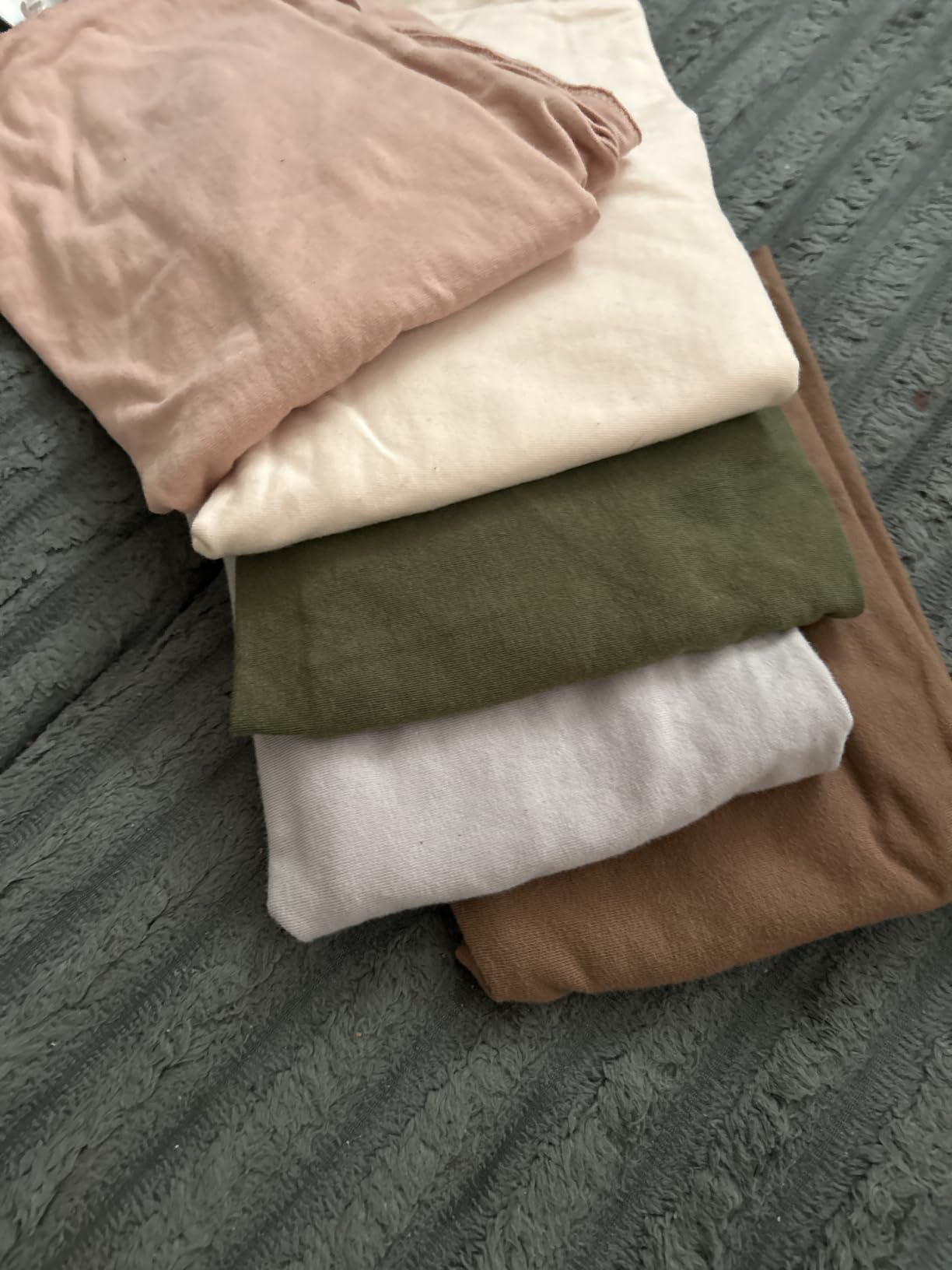 Amazon Essentials Women's Slim-Fit Camisole for Layering and Everyday Wear, Pack of 4 customer photo 2