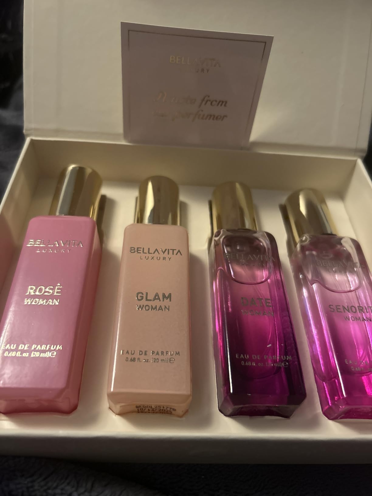 Bellavita Luxury Women's Perfume Gift Set with Rose, Senorita, Date, and Glam | 80ml | Perfume for Women | Pink Pepper, Yuzu and Floral Peach | Long Lasting Fragrance customer photo 2