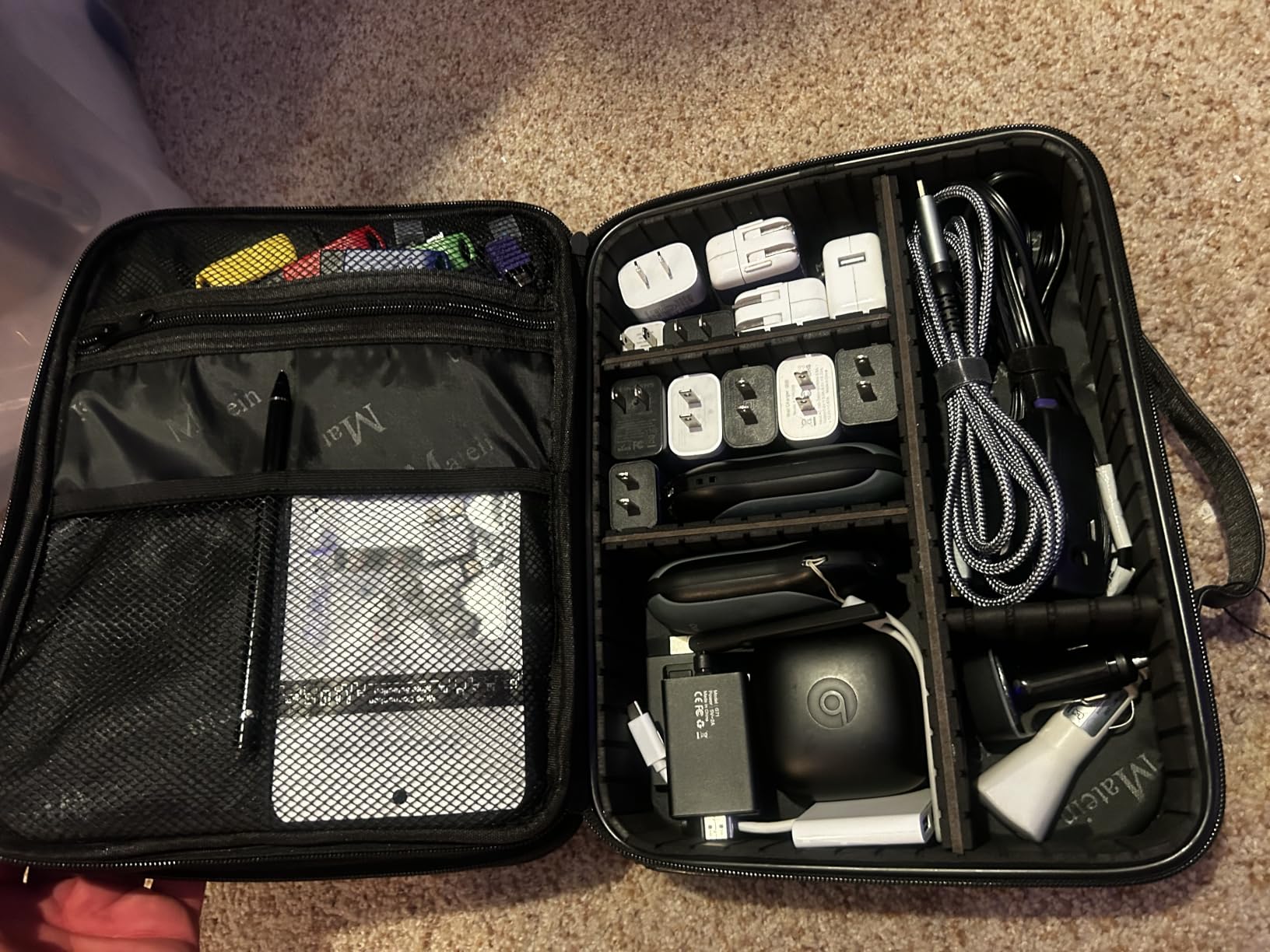 MATEIN Cable Organizer Bag, Travel Electronic Storage Cord Organizer Box customer photo 1