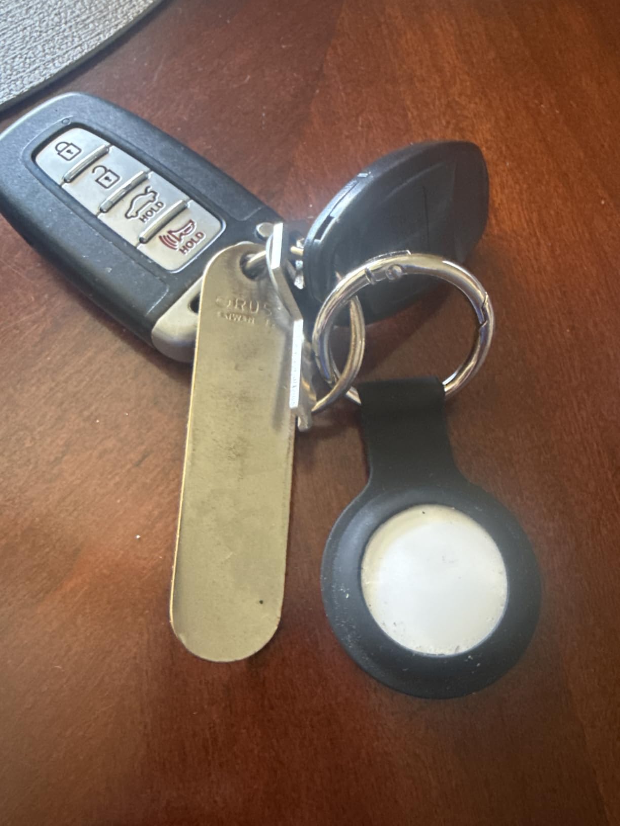 Compatible for AirTag Holder Keychain 4 Pack for Air Tag 1st&2nd Generation customer photo 1