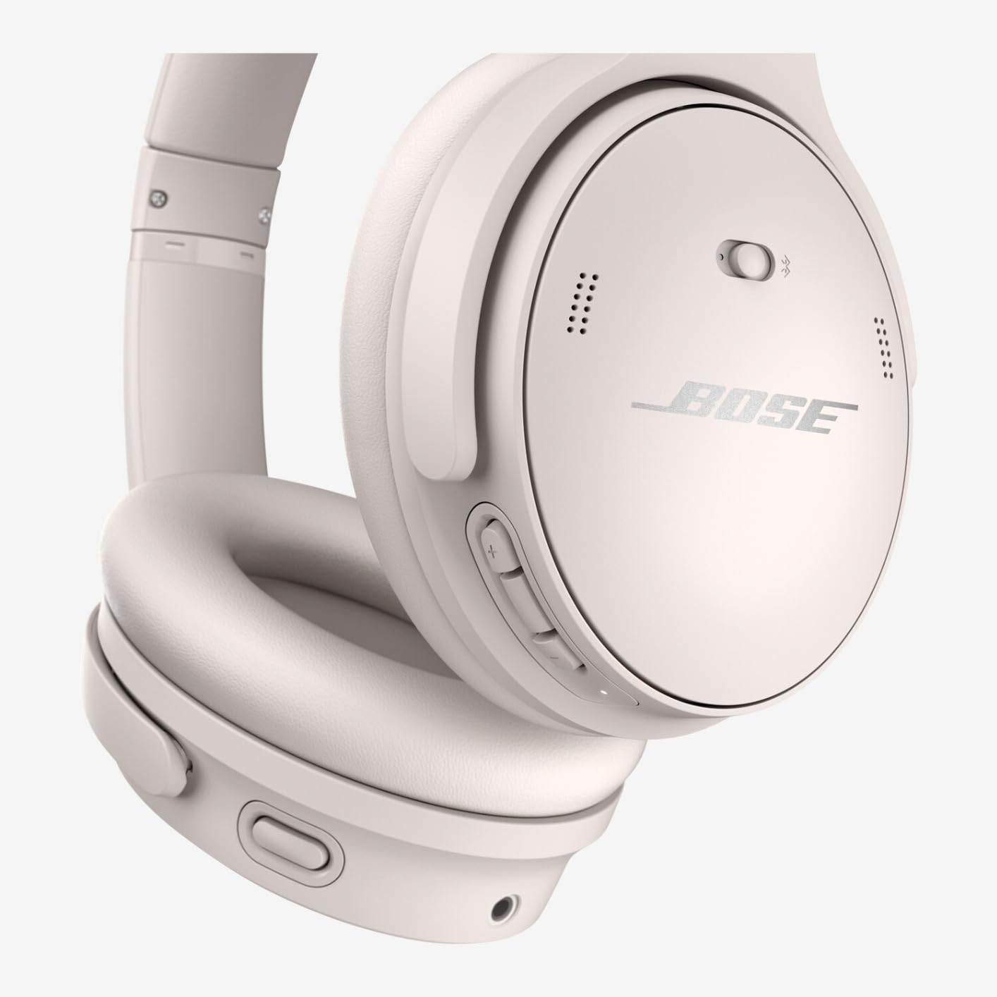 Bose QuietComfort 45 Wireless Bluetooth Noise Cancelling Headphones, Over-Ear Headphones with Microphone, Personalized Noise Cancellation and Sound, White Smoke customer photo 1