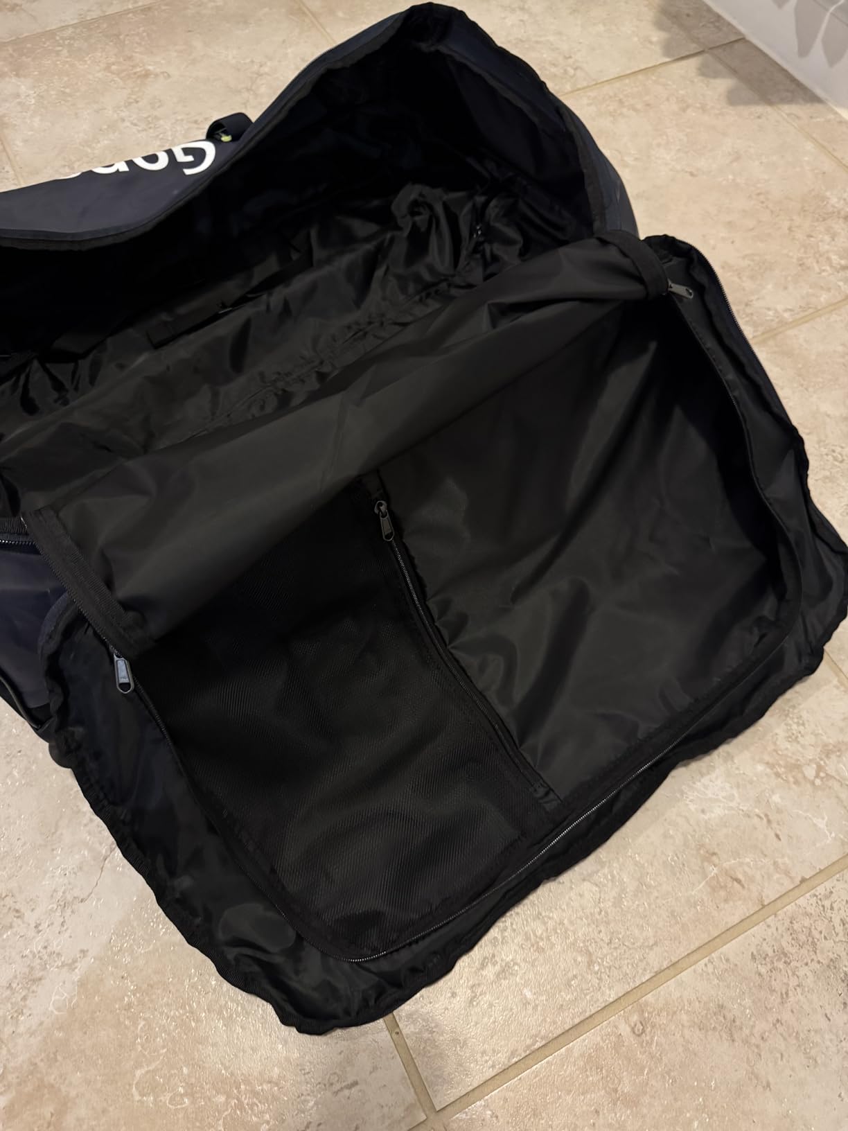 Gonex Rolling Duffle Bag with Wheels, Waterproof PVC Luggage, 33 in, Navy customer photo 1