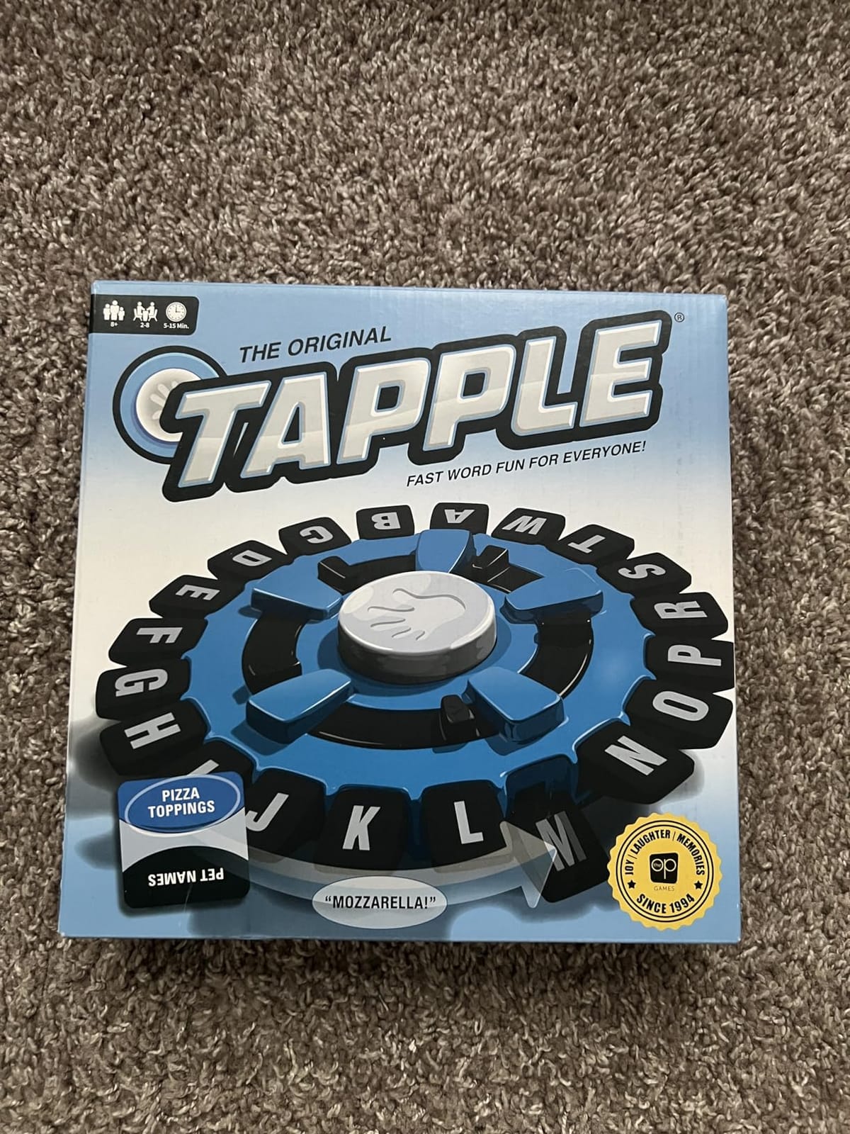 USAOPOLY The Original TAPPLE, The Fun & Fast-Paced Family Word Game customer photo 2