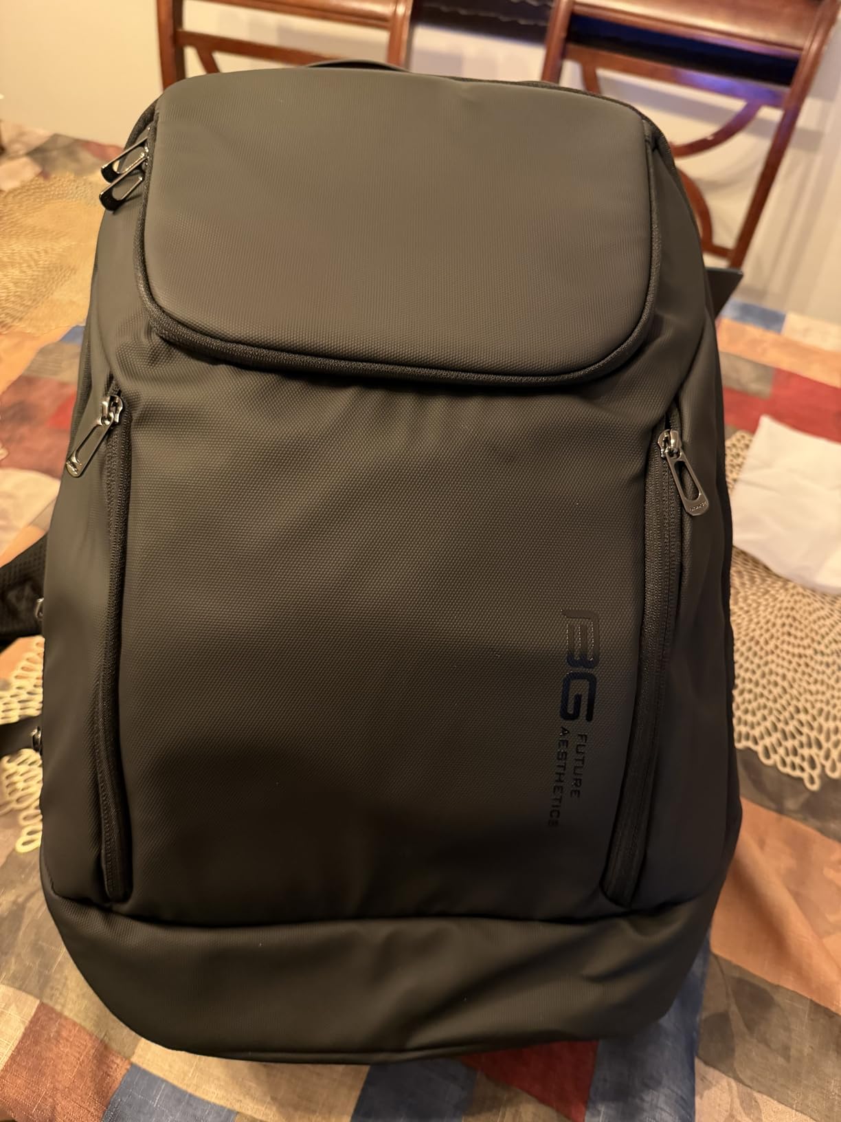 BANGE Business Smart Backpack Waterproof fit 15.6 Inch Laptop Backpack with USB Charging Port,Travel Durable Backpack customer photo 2