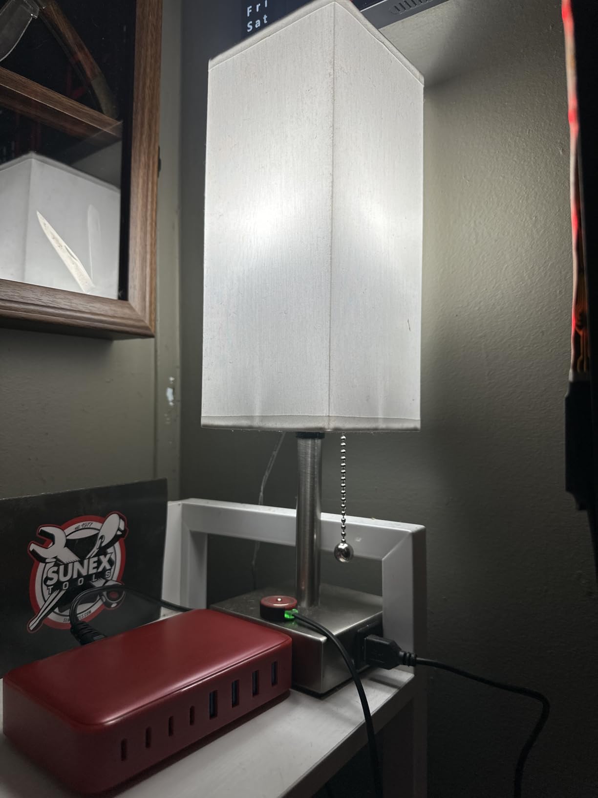 Small Bedside Table Lamp for Bedroom - Desk Lamp For Nightstand, USB C+A customer photo 1