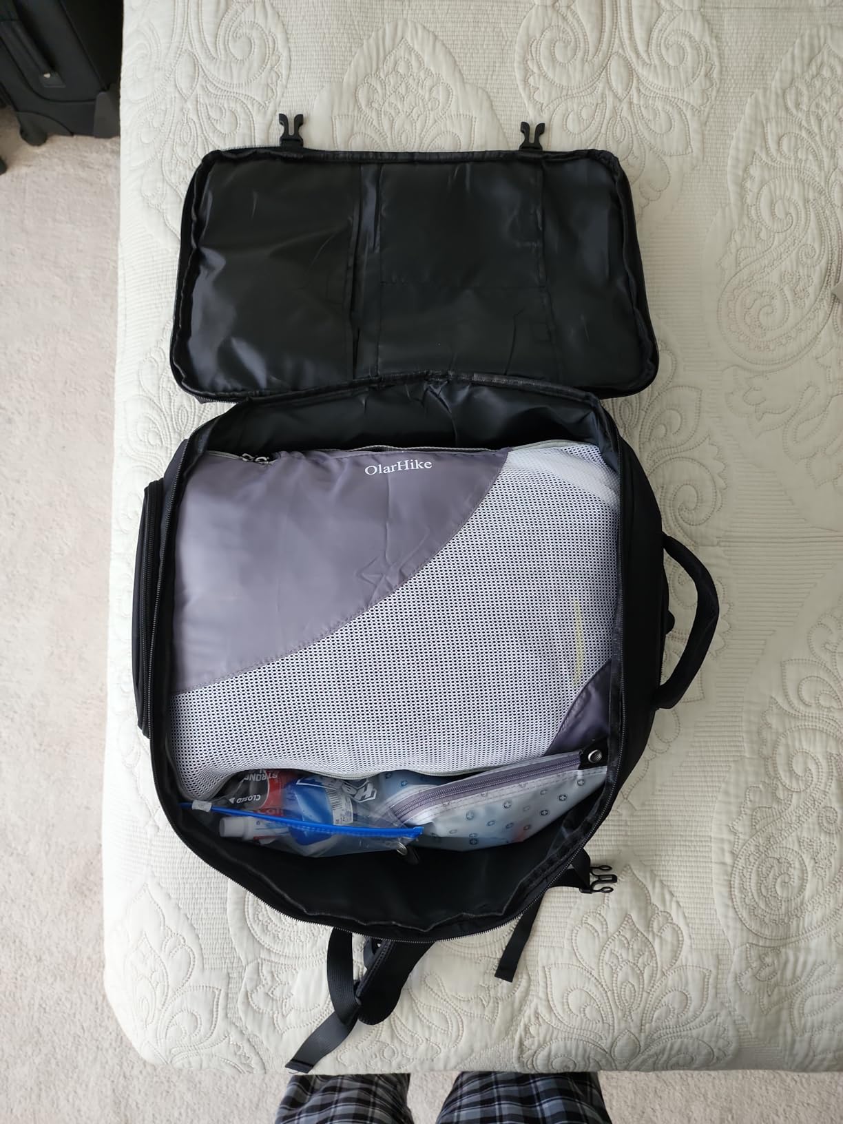 Carry On Backpack TSA Flight Approved, 50L Big Travel Backpack for Men customer photo 2