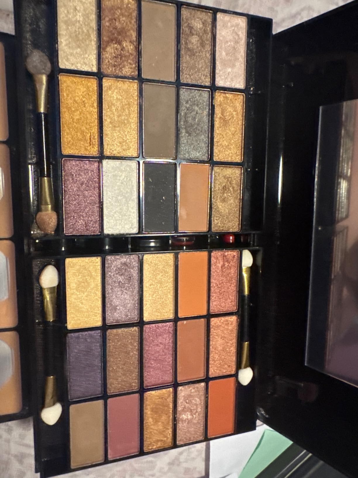 Professional Makeup Kit for Women Full Kit with Mirror 58 Colors All in One Make up Gift Set for Girls Included Eyeshadow,Compact Powder,Blusher,Lipstick,Eyebrow Pencil,Gitter Gel,Eyeliner,Mascara (N) customer photo 1
