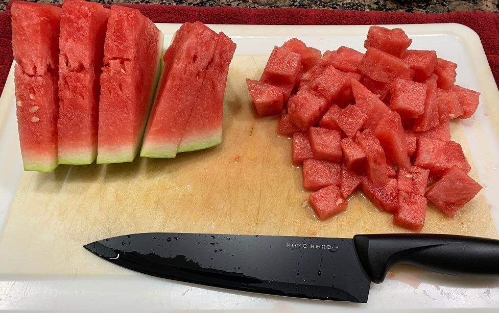Home Hero High Carbon Stainless Steel Knife Set - Chef Knife Set Precision Slicing & Versatility - Nonstick Ceramic Coated Blades & Easy Cleaning - Ergonomic Handles & Secure Grip - 12-Piece, Black customer photo 1
