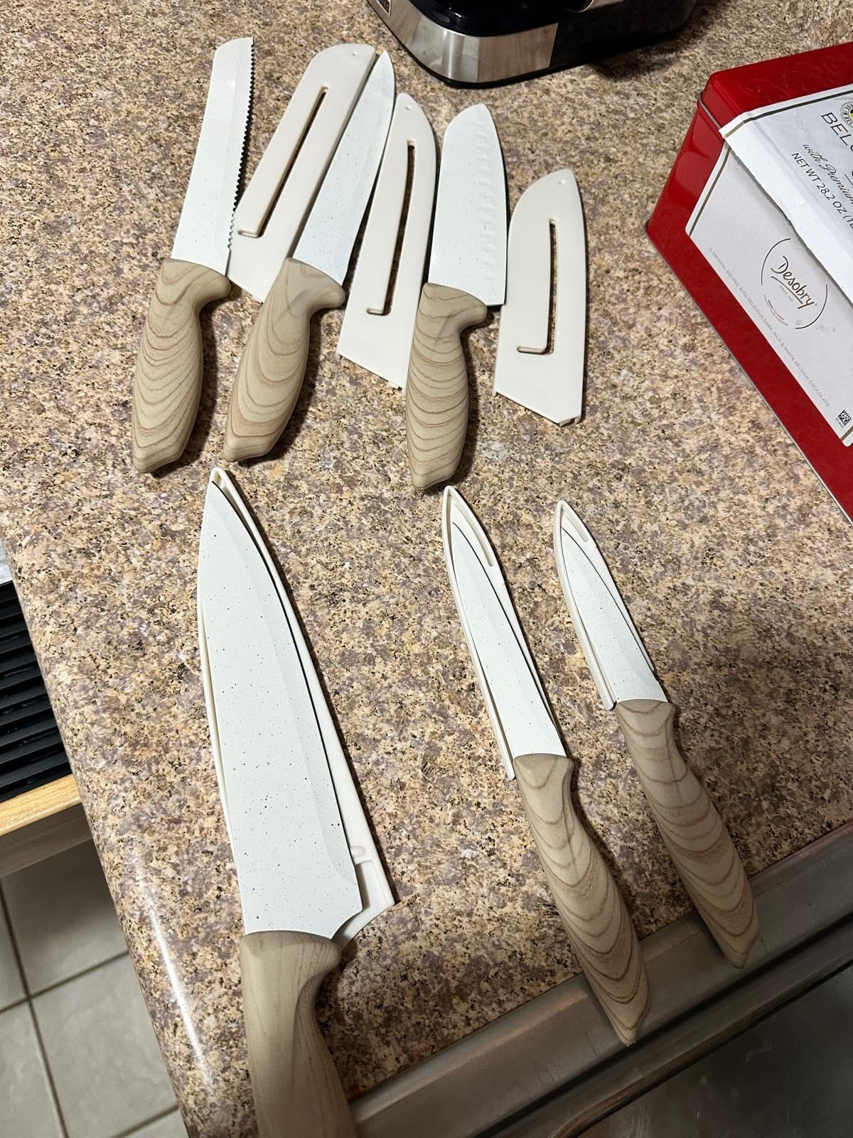 Home Hero Santoku Knife with Sheath - High Carbon Stainless Steel Knife customer photo 2