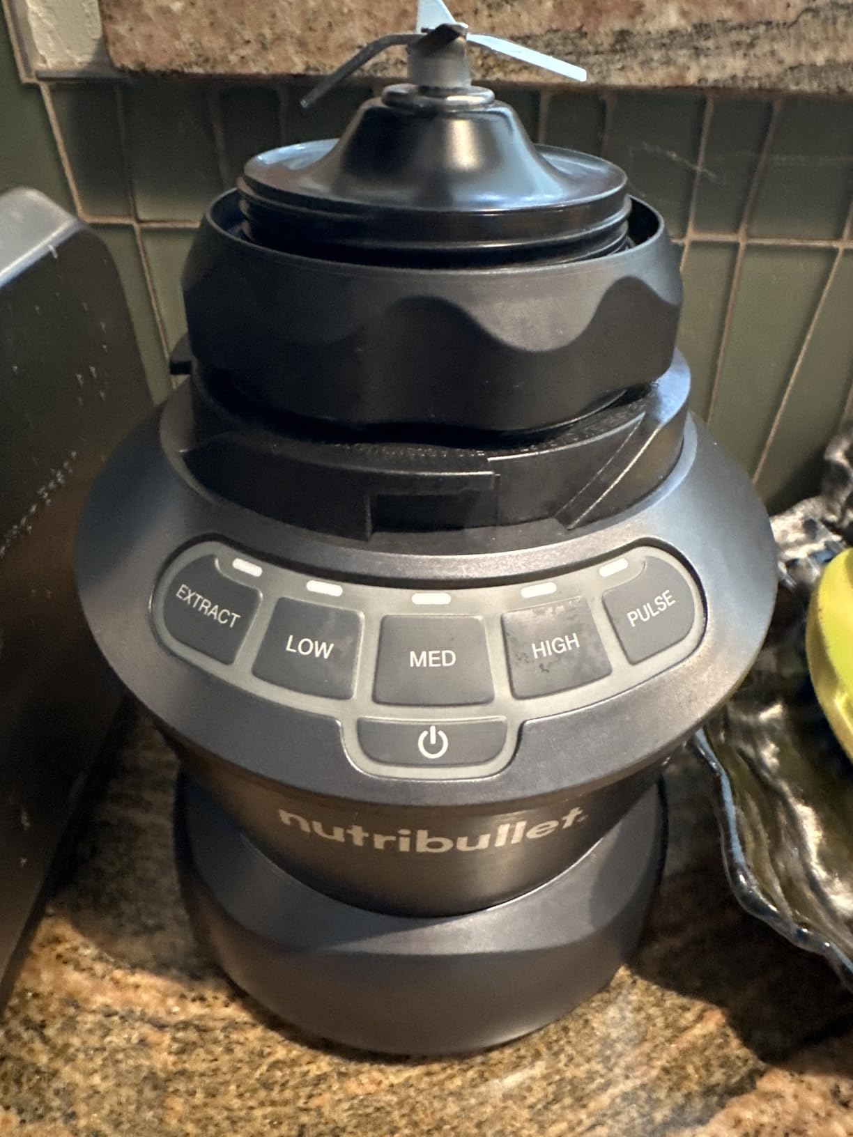 nutribullet® Full-Size Blender Combo, 1200W, Dark Gray, NBF50500 customer photo 2