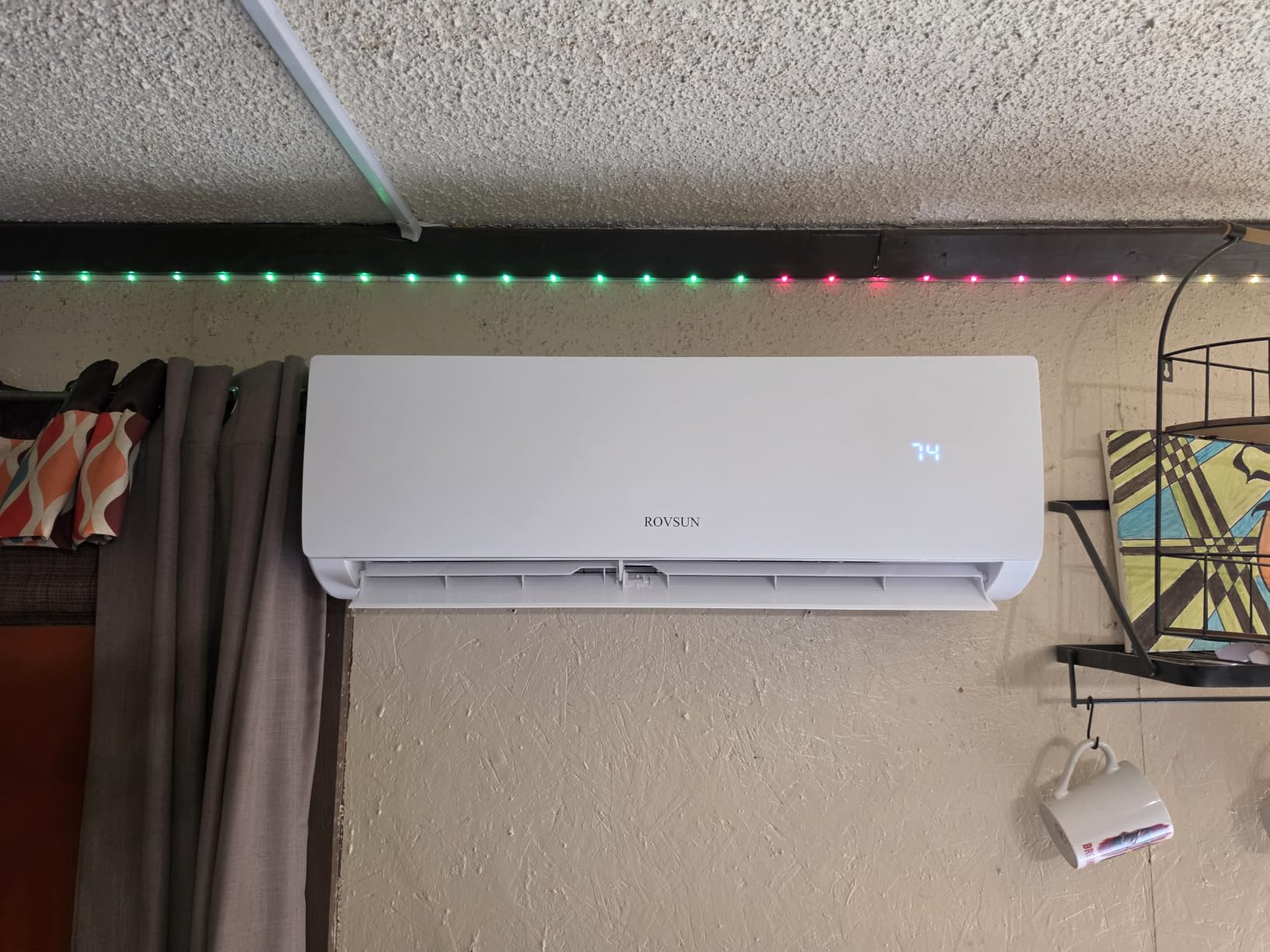 ROVSUN 12000 BTU Wifi Enabled Mini Split Air Conditioner & Heater with Inverter, 20 SEER2 Energy Saving 115V Ductless Split AC Unit with Pre-Charged Condenser, Heat Pump & Installation Kit customer photo 2