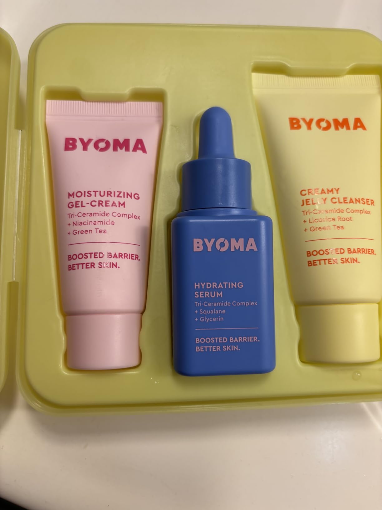 BYOMA So Hydrated Travel Size Gift Set - Skincare Minis (30ml, 15ml, 15ml) customer photo 1