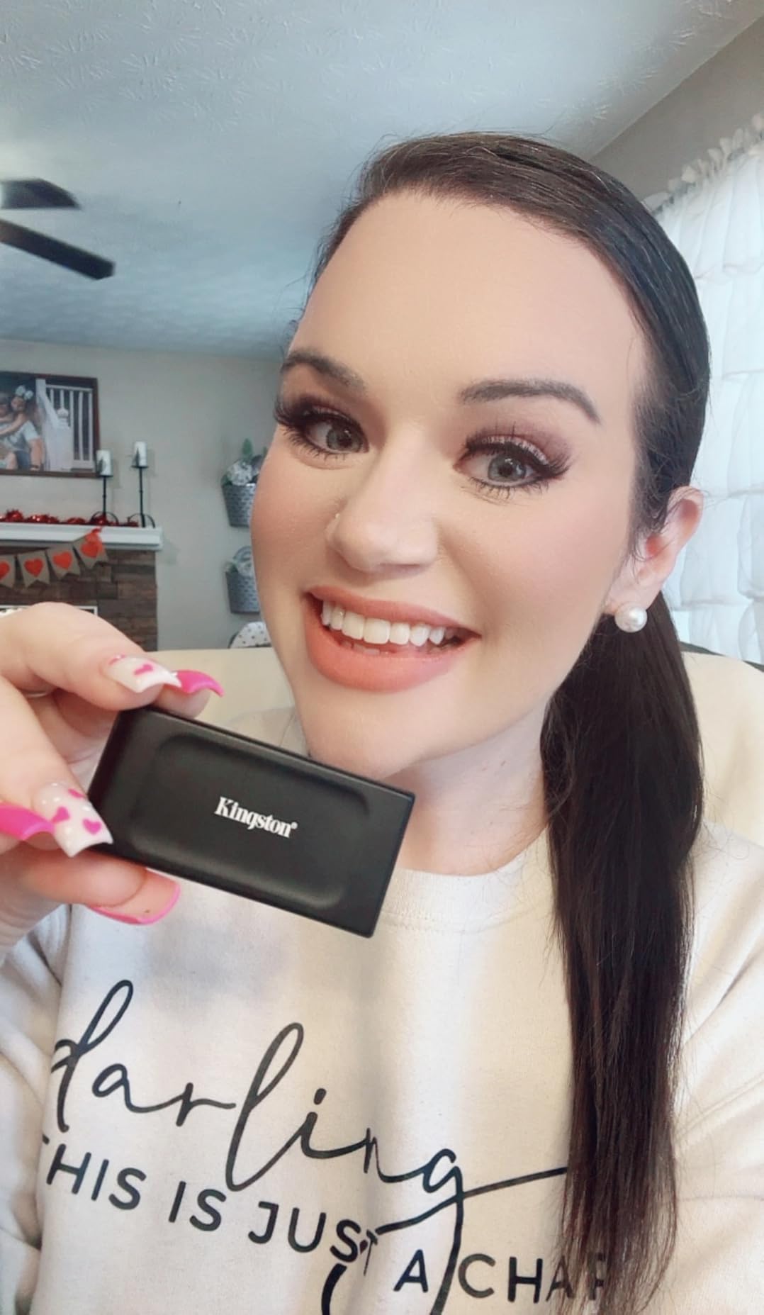 Kingston XS1000 1TB SSD | Pocket-Sized | USB 3.2 Gen 2 | External Solid State Drive | Up to 1050MB/s | SXS1000/1000G customer photo 2