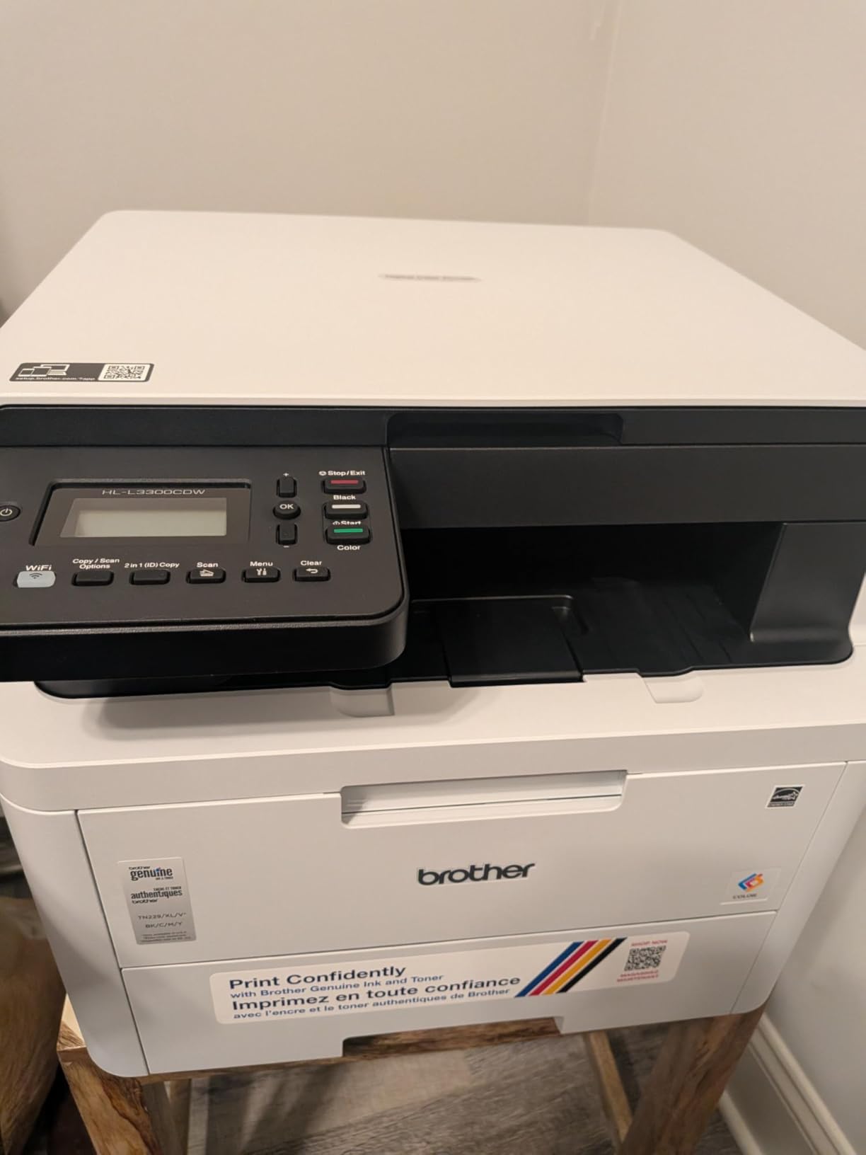 Brother HL-L3300CDW Wireless Digital Color Multi-Function Printer with Laser Quality Output, Copy & Scan, Duplex, Mobile | Includes 2 Month Refresh Subscription Trial ¹, Works with Alexa customer photo 1