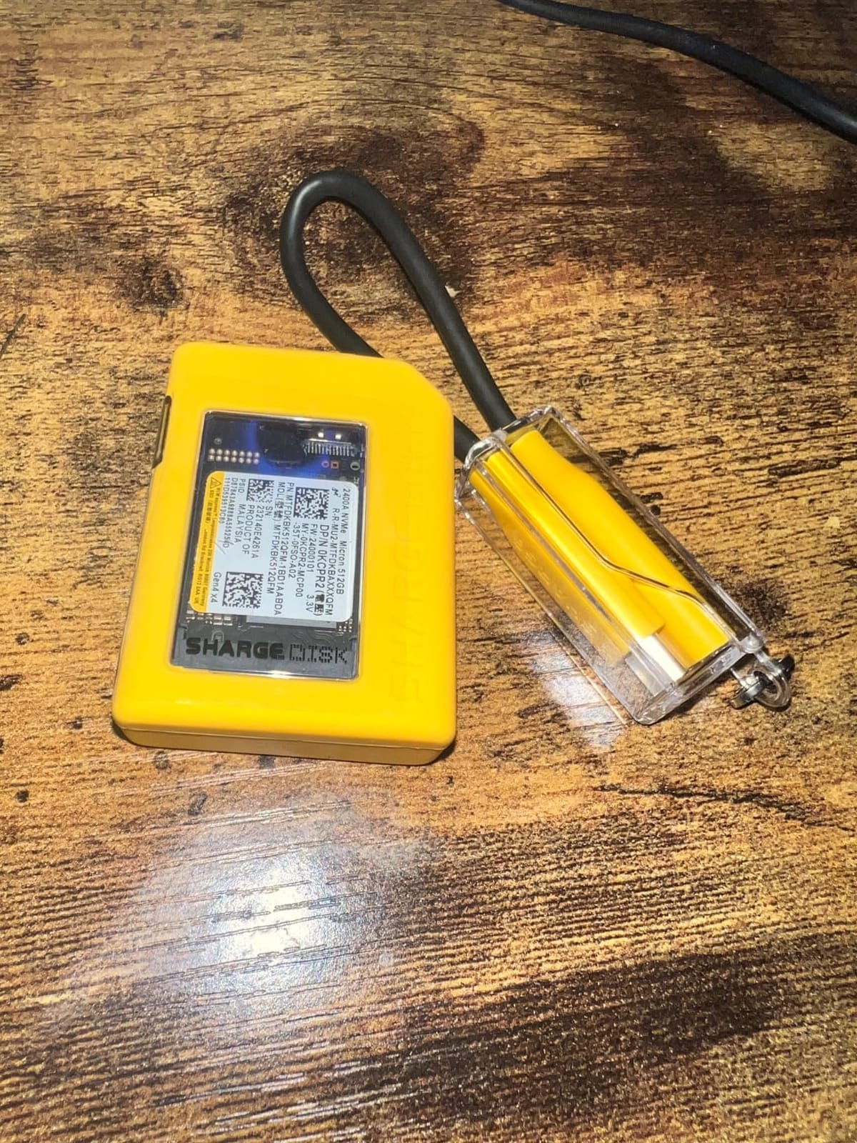 SHARGE Disk M.2 NVMe SSD Enclosure with Active Cooling System customer photo 1