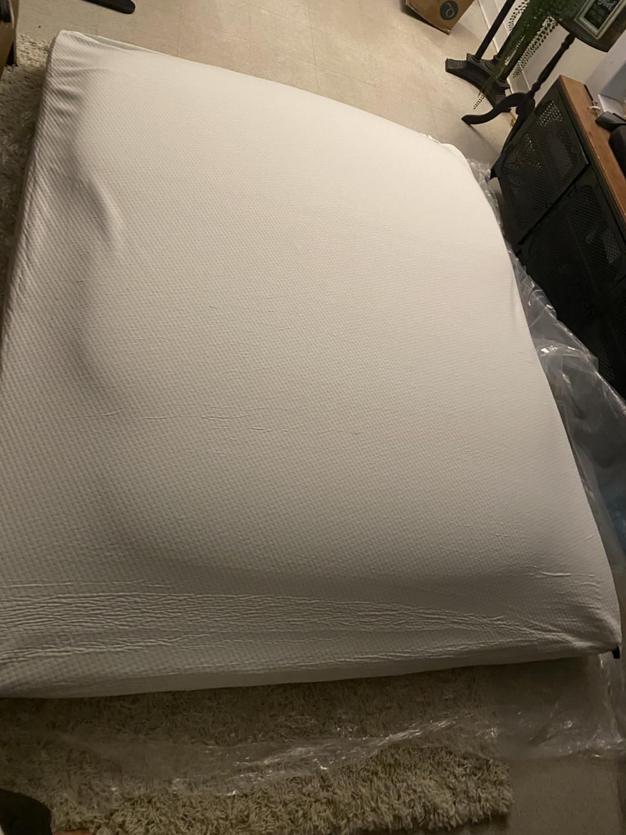 Zinus Memory Foam 12 Inch Green Tea Mattress, King, White customer photo 1