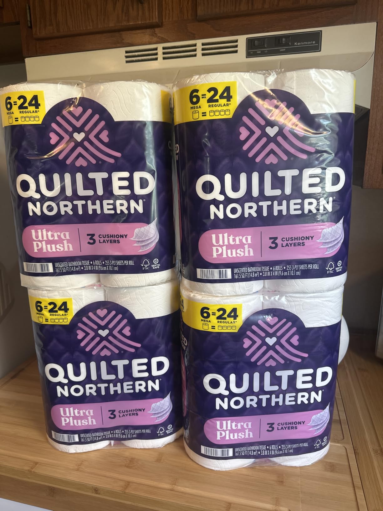 Quilted Northern Toilet Paper, Ultra Plush, 24 Mega Rolls, Bath Tissue customer photo 1