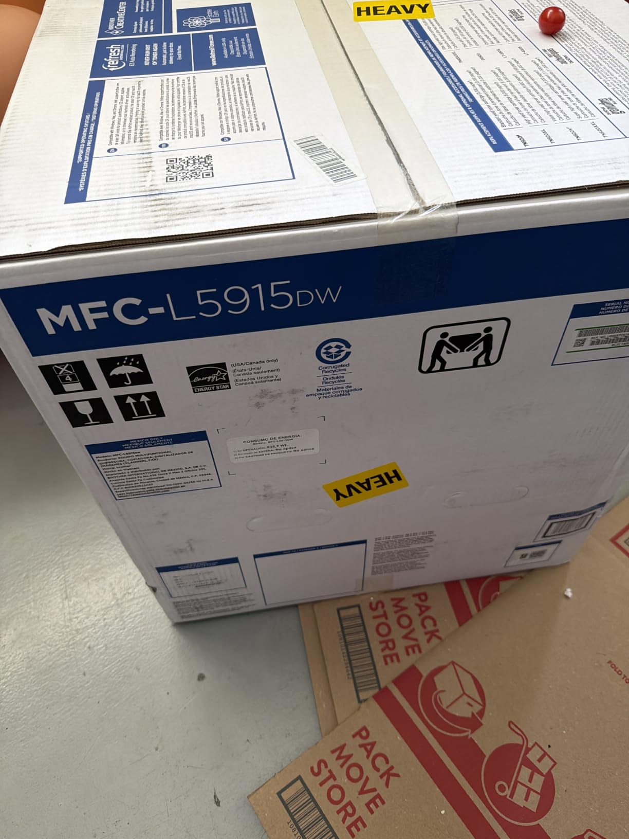 Brother Professional Laser Printer All-in-One with Scanner and Copier, High-Speed 50 ppm Monochrome Printing, Wireless Network Ready, Dual-Band WiFi, Auto 2-Sided Print (MFC-L5915DW) customer photo 2