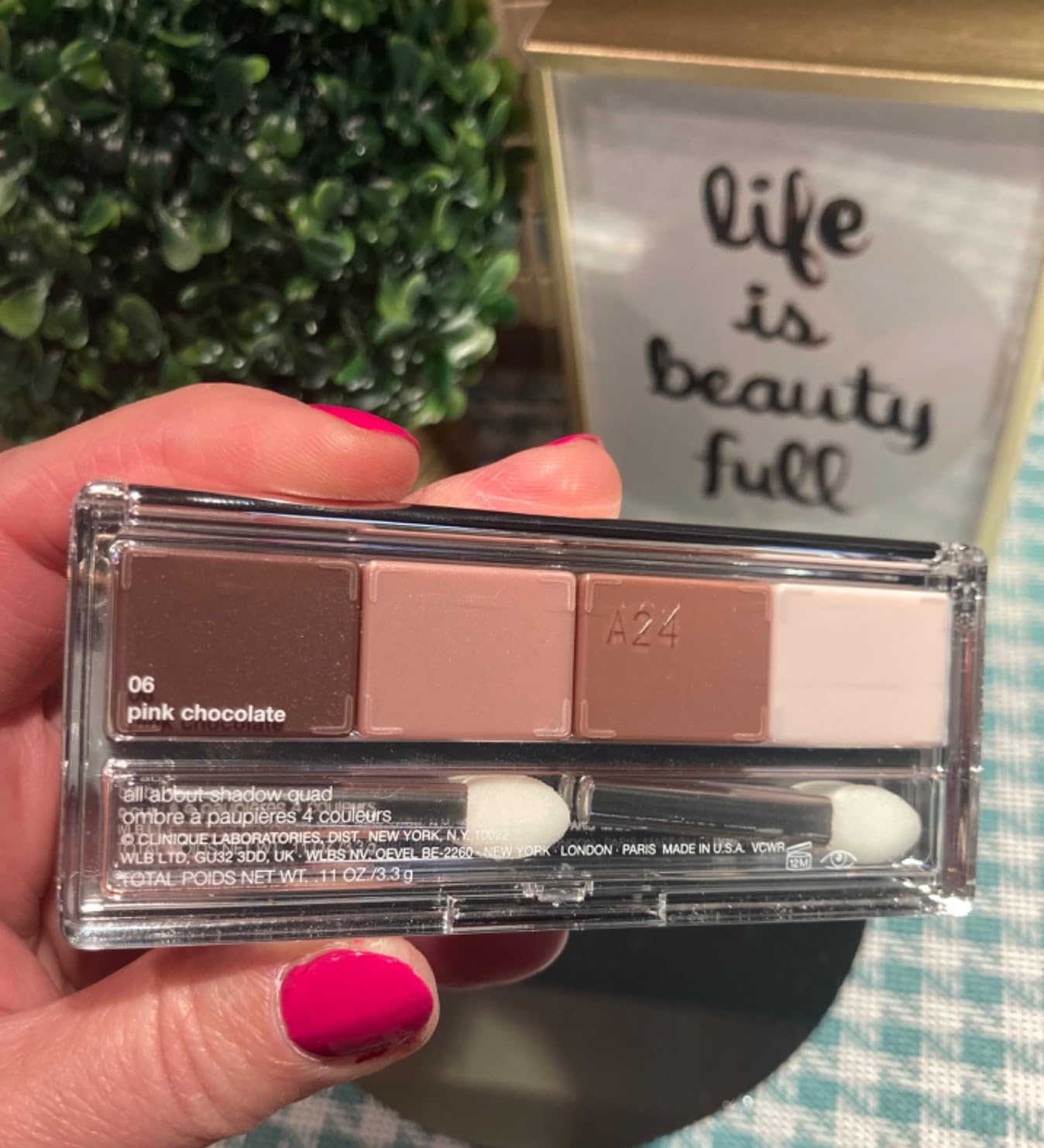Clinique All About Shadow Eye Shadow Quad | Long Lasting, Crease + Fade Resistant + Safe For Sensitive Eyes customer photo 2