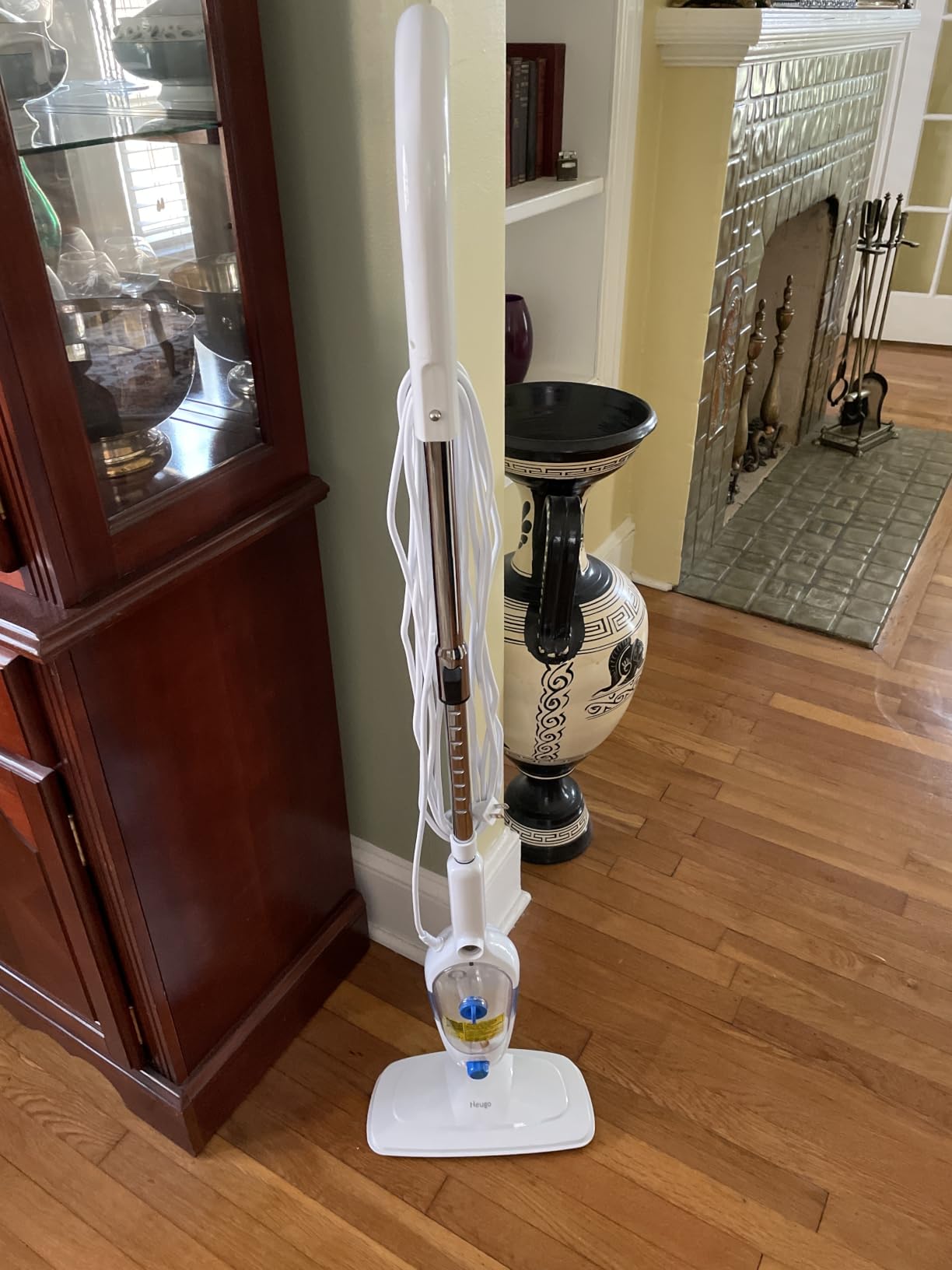 Steam Mop for Floor Cleaning, 10in1 Multi Purpose Handheld Steamer Cleaner Detachable for Vinyl, Laminate, Carpet, Tile Hard Floor Grout w/ 2 pad, 23ft Cord, 15oz Tank, Adjustable Steam & Height customer photo 1