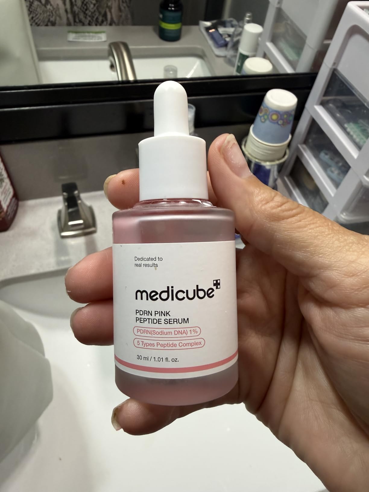 medicube PDRN Pink Peptide Serum with Salmon DNA customer photo 2