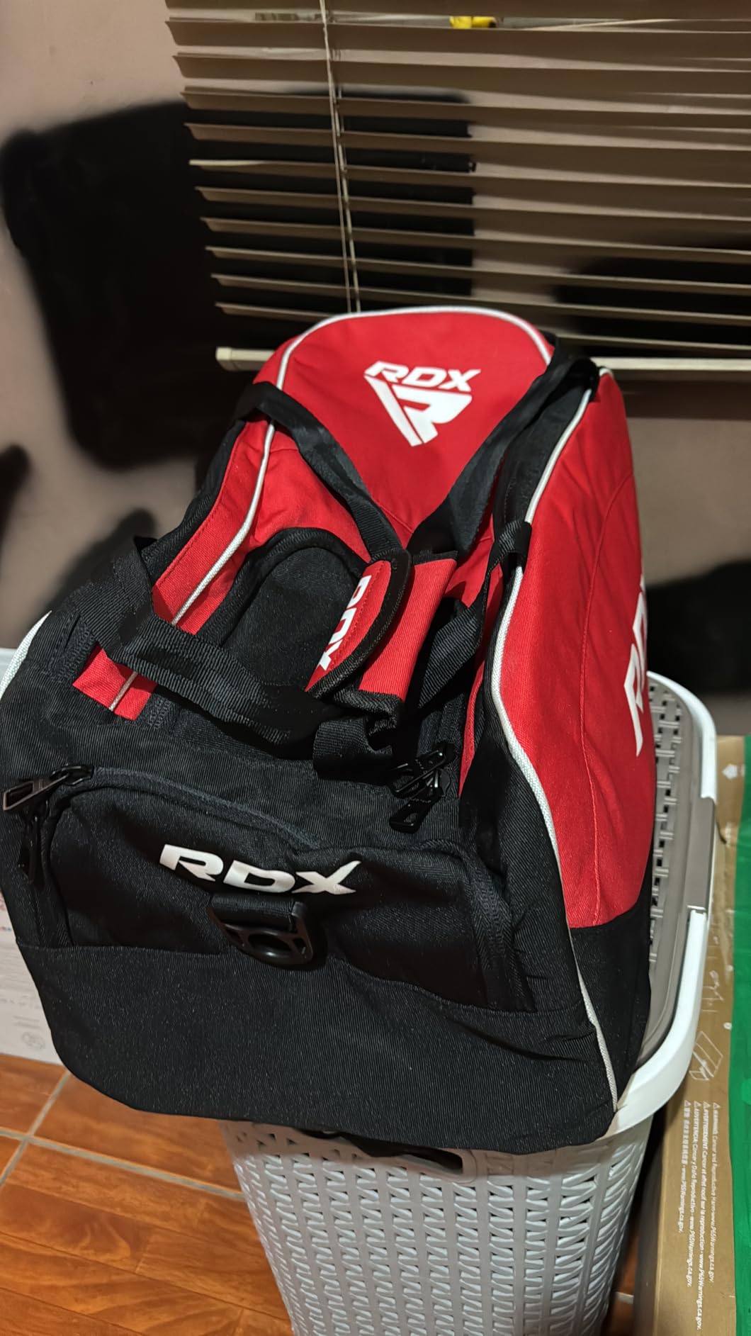 RDX 50L Gym Bag with Ventilated Shoes Compartment, All In One Backpack Duffle Holdall, Fitness Sports MMA Boxing Yoga Swim Gear Sportswear Bag, Weekend Overnight Travel Hiking Rucksack for Men Women customer photo 1