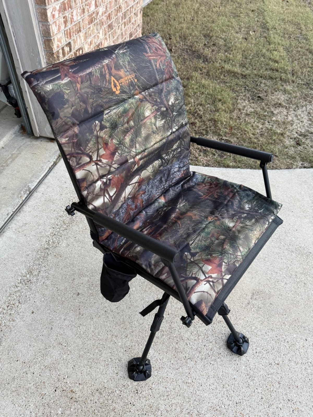 ARROWHEAD OUTDOOR Wide Folding 360° Hunting Swivel Blind Chair customer photo 1