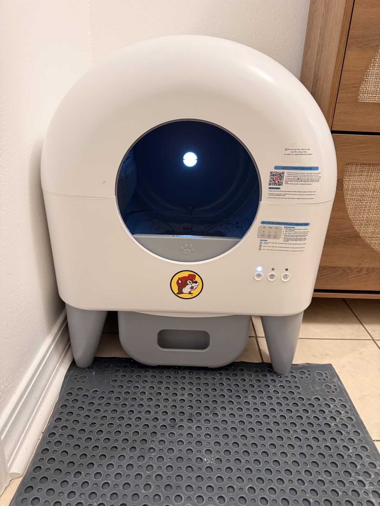 Fumoi Automatic Litter Box,App Control,Safety Sensor,Washable Litter Trays customer photo 1