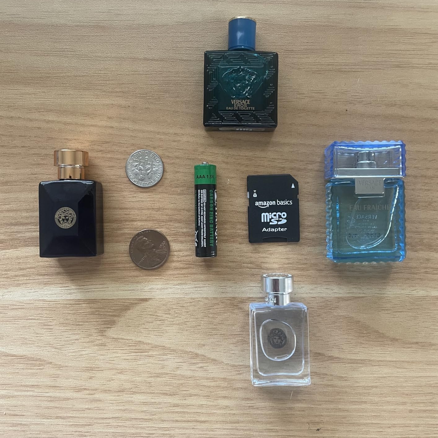 Versace Cologne for Men Set of 4 Mini Eros, Pour Homme, Dylan Blue, Eau Fraiche Perfume for Men Fragrance Sampler Set - Designer Mens Cologne Samples (4 Count, 0.17 oz) customer photo 2