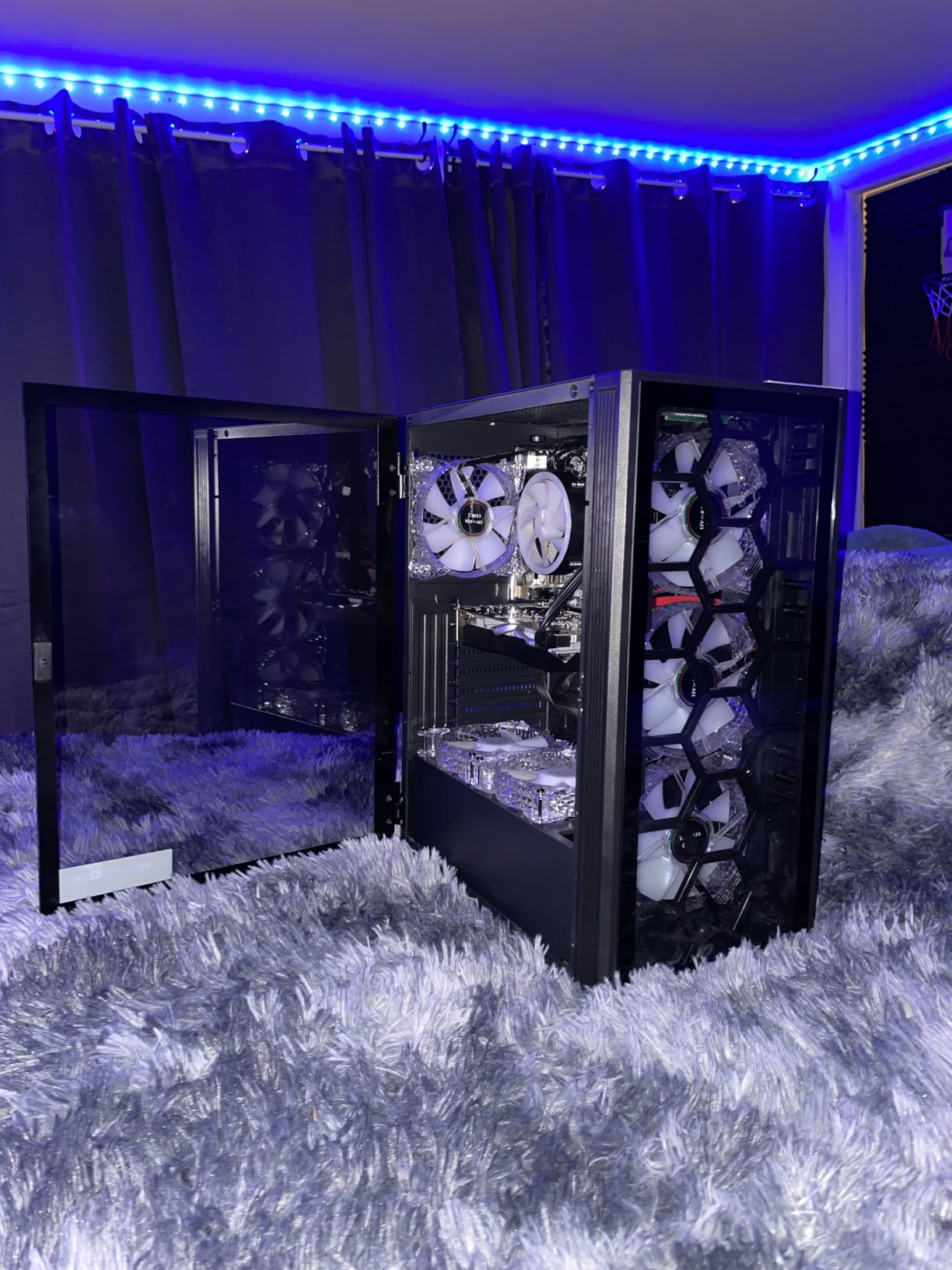 STGAubron Gaming PC Desktop,Corei7 8th Gen,RTX 3050 6G,16G DDR4,512G SSD customer photo 1