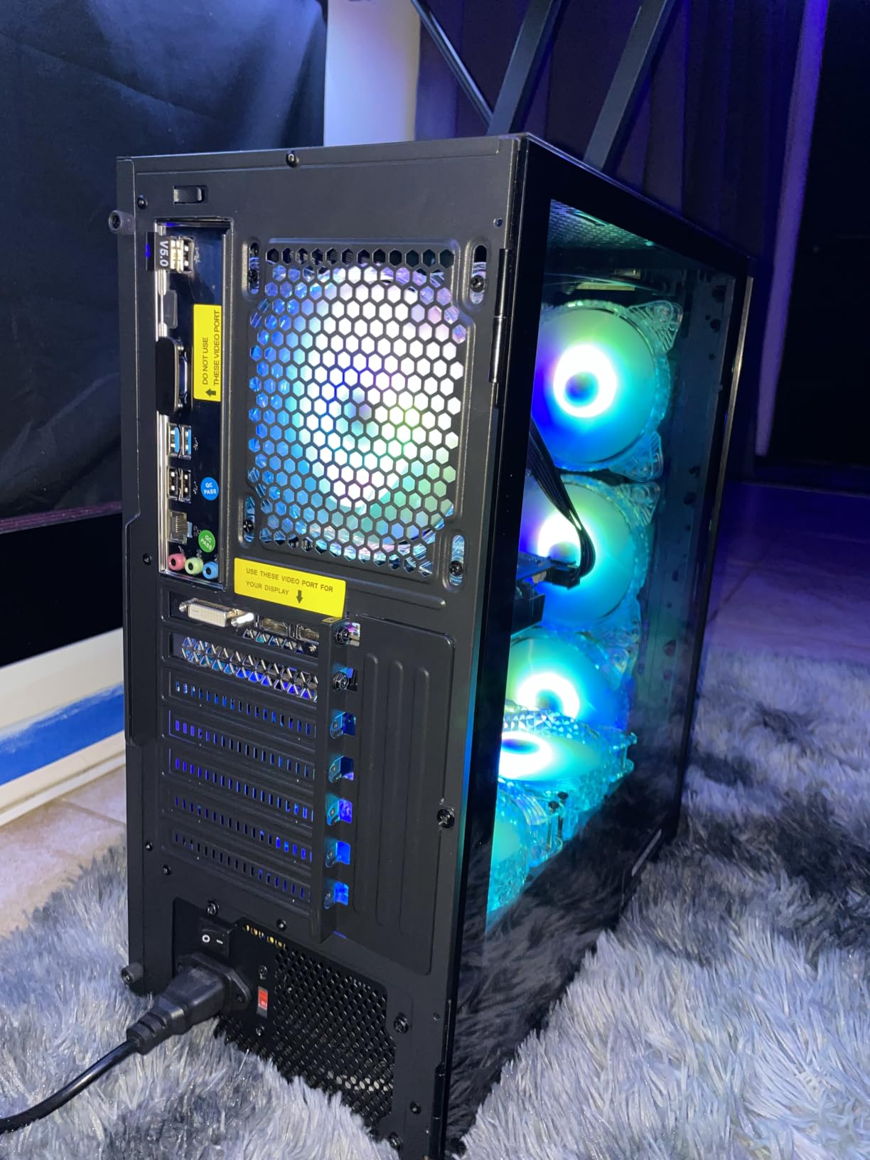 STGAubron Gaming PC Desktop,Corei7 8th Gen,RTX 3050 6G,16G DDR4,512G SSD customer photo 2