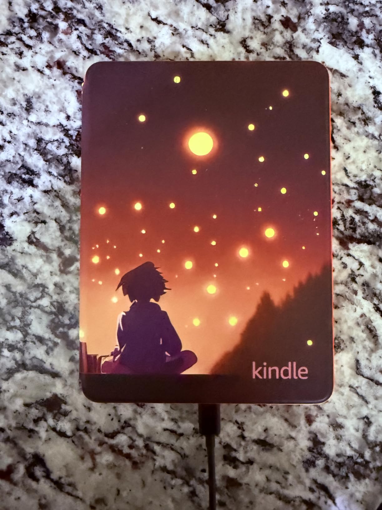 Amazon Kindle Colorsoft Kids 16 GB (newest model) – Lightweight, compact, and designed for reading—no apps, videos, or games. – with cover, Fantasy River customer photo 1