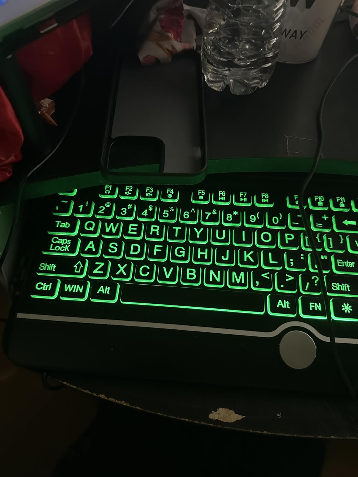 Wired Keyboard and Mouse Combo - Large Print Light Up Keyboard, USB Silent Wired Backlit Keyboard and Optical Mouse for Windows, PC, Laptop - Easy to See, USB Play and Plug customer photo 2
