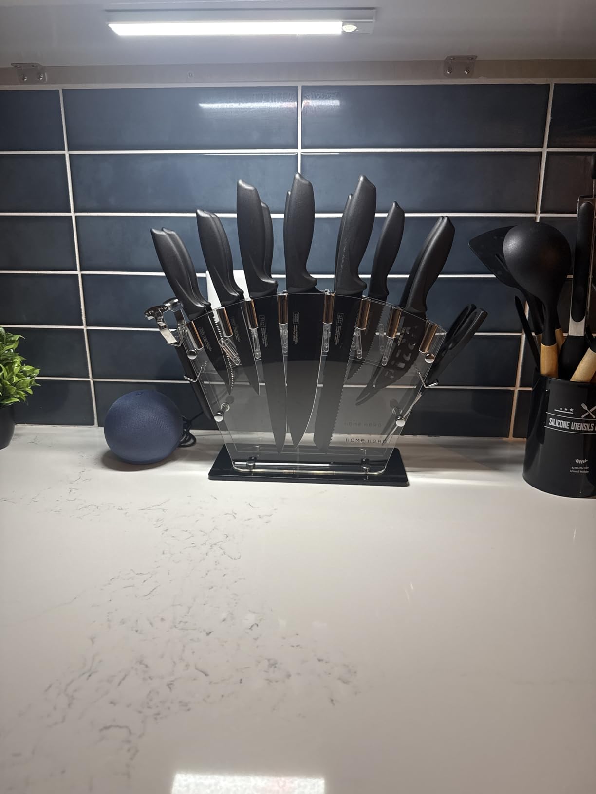 Home Hero 15-Piece Kitchen Knife Set - Knife Block Set customer photo 2