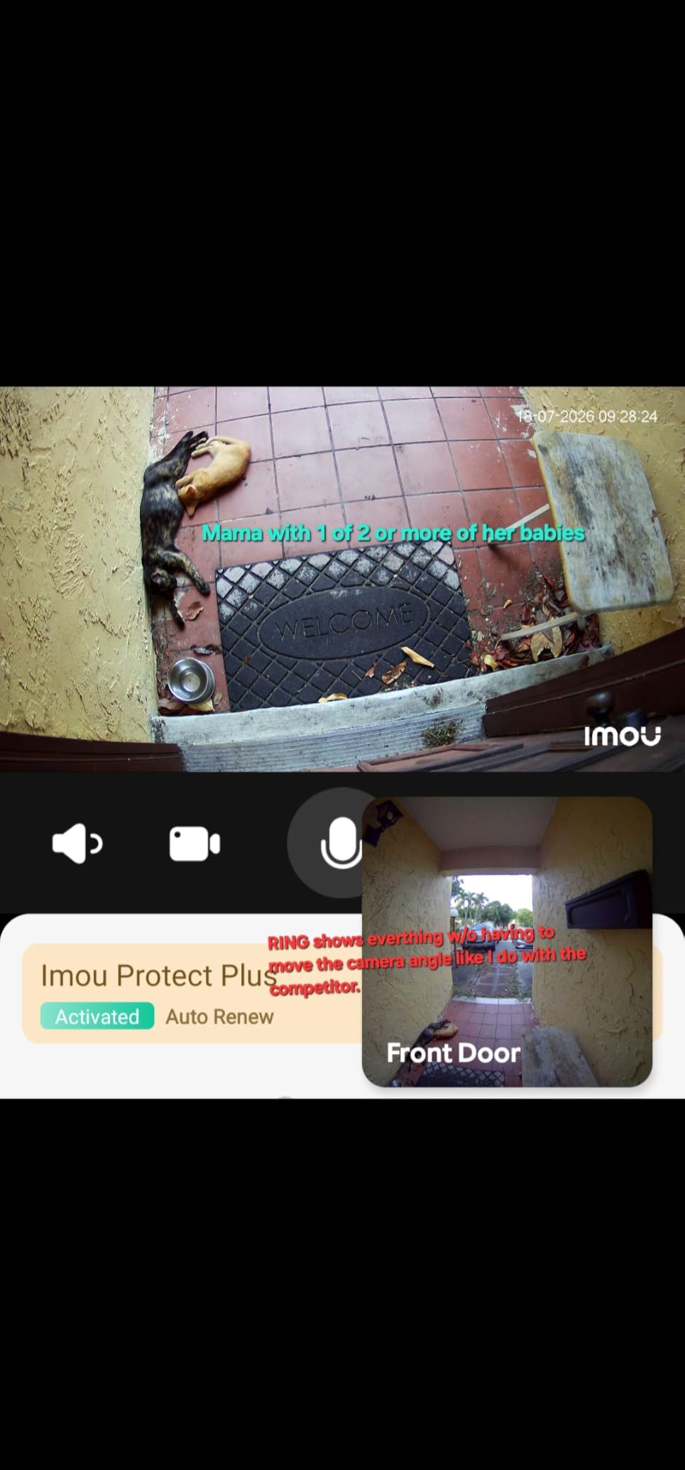 Ring Battery Doorbell 2K (newest model) Retinal 2K with wide-angle video, up to 6x Enhanced Zoom, Two-Way Talk, and Built-In Battery, Speckled Gray customer photo 1