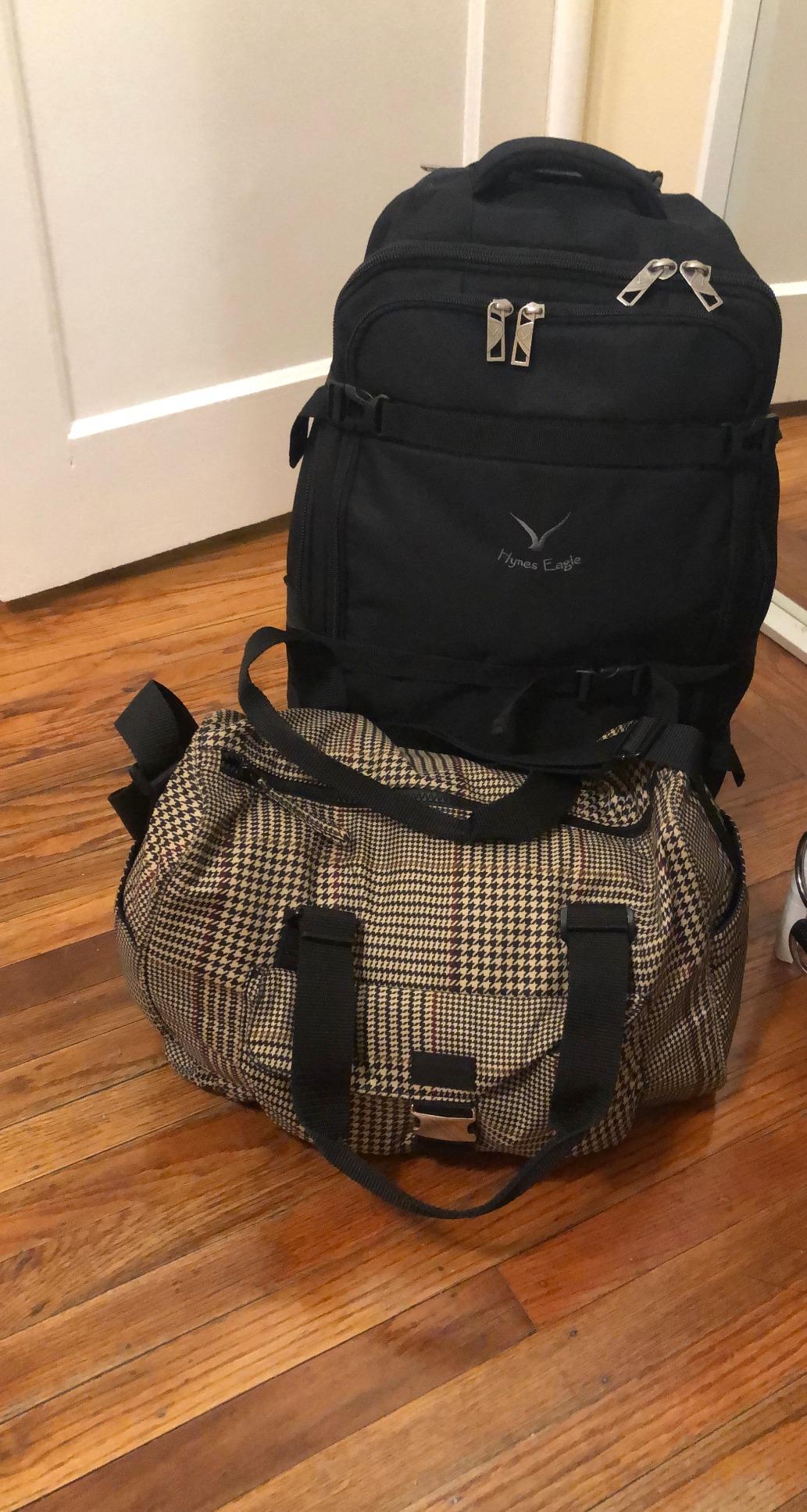 Hynes Eagle Rolling Backpack 42L Backpack with Wheels Airline Approved Carry on Luggage Laptop Travel Suitcase Bag for Women Men Khaki customer photo 2