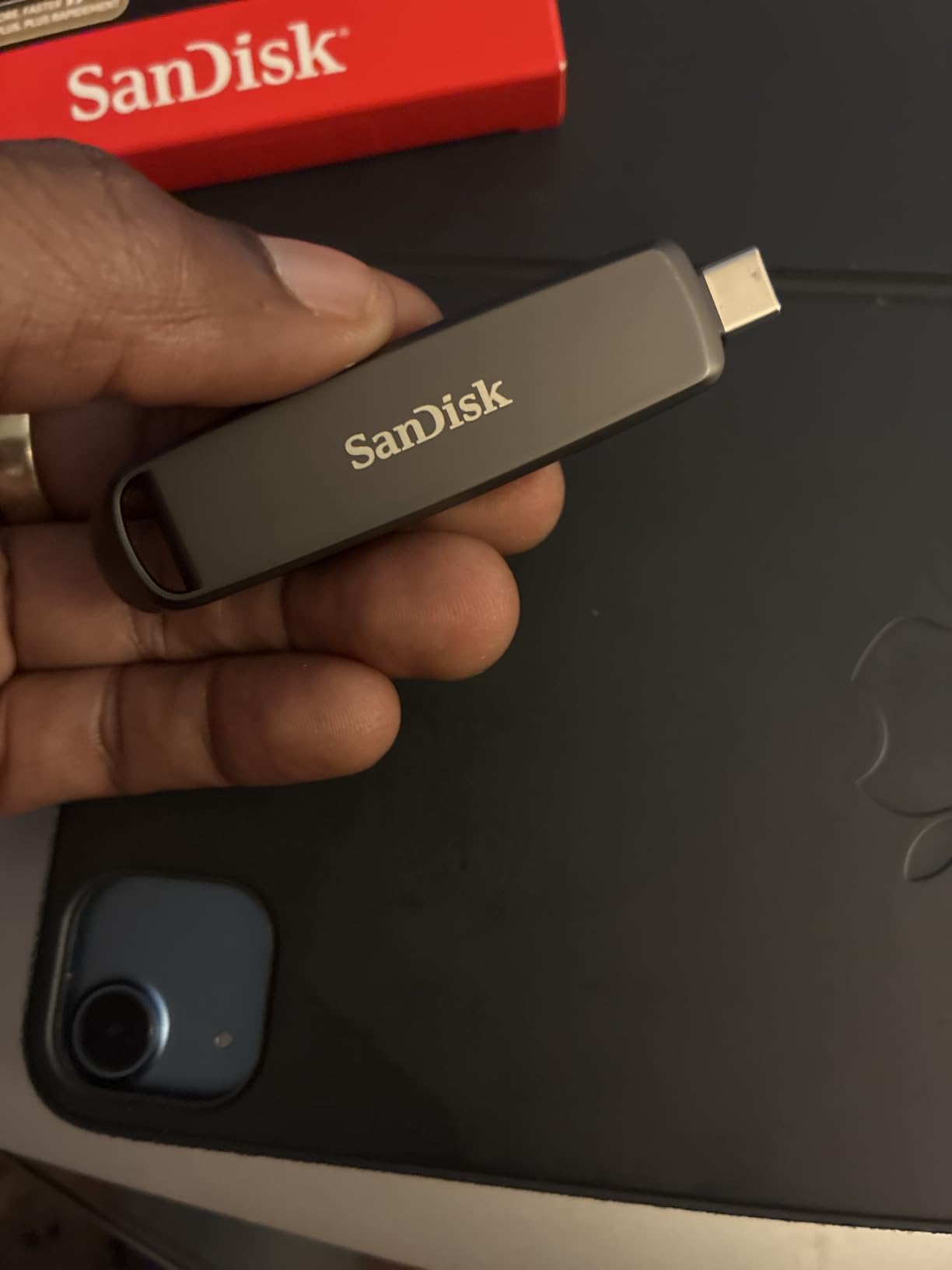 SANDISK 256GB Extreme PRO Dual Drive USB-C+USB-A Up to 1000MB/s Read Speeds customer photo 1