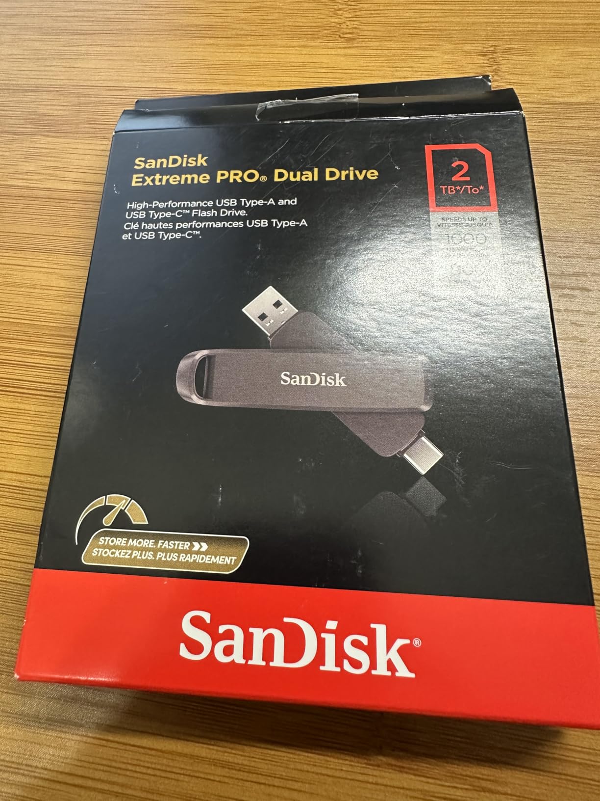 SANDISK 256GB Extreme PRO Dual Drive USB-C+USB-A Up to 1000MB/s Read Speeds customer photo 2