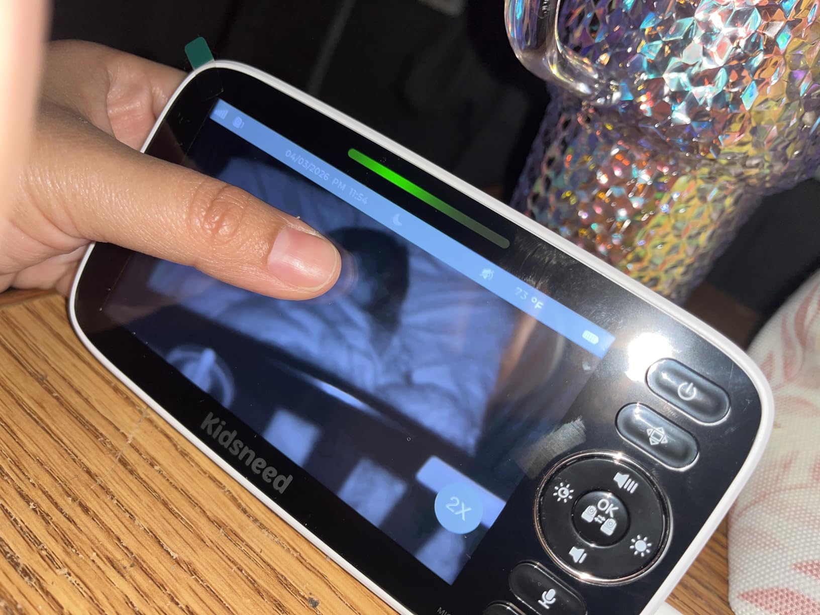 Kidsneed 5” Baby Monitor with Camera and Audio No WiFi customer photo 2