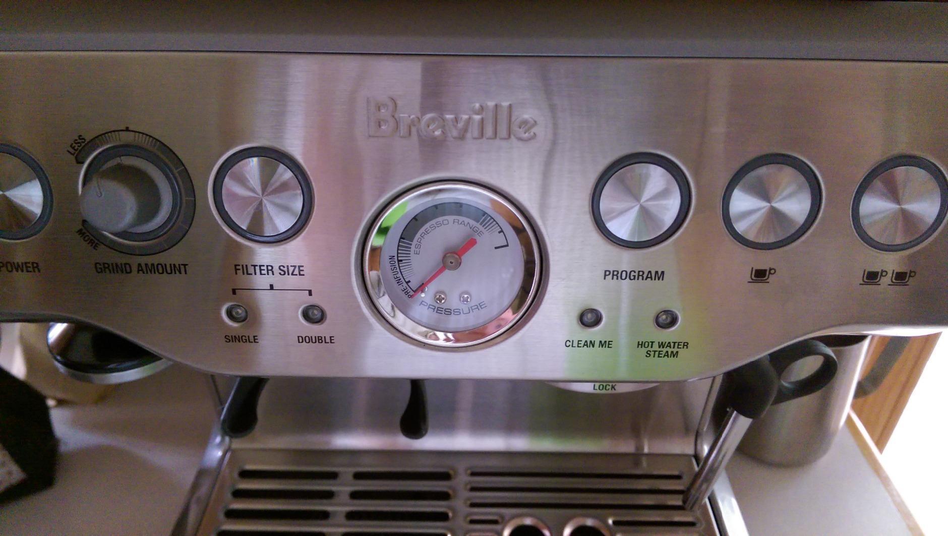 Breville BES870BTR Barista Express Espresso Machine, Black Truffle customer photo 1
