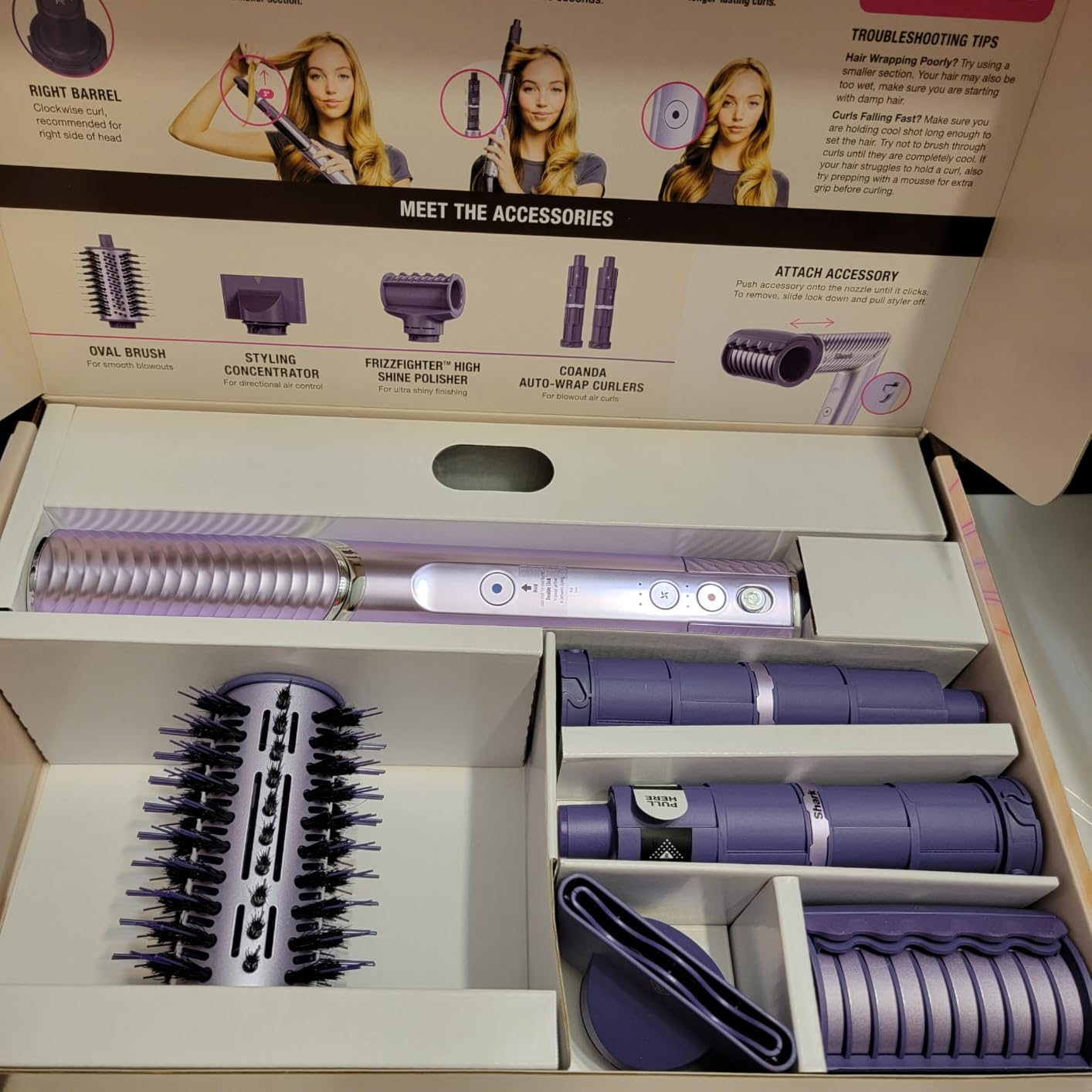 Shark FlexStyle Next-Gen IonCurl 5-in-1 Hair Styler, Curler & Dryer HD840PU customer photo 2